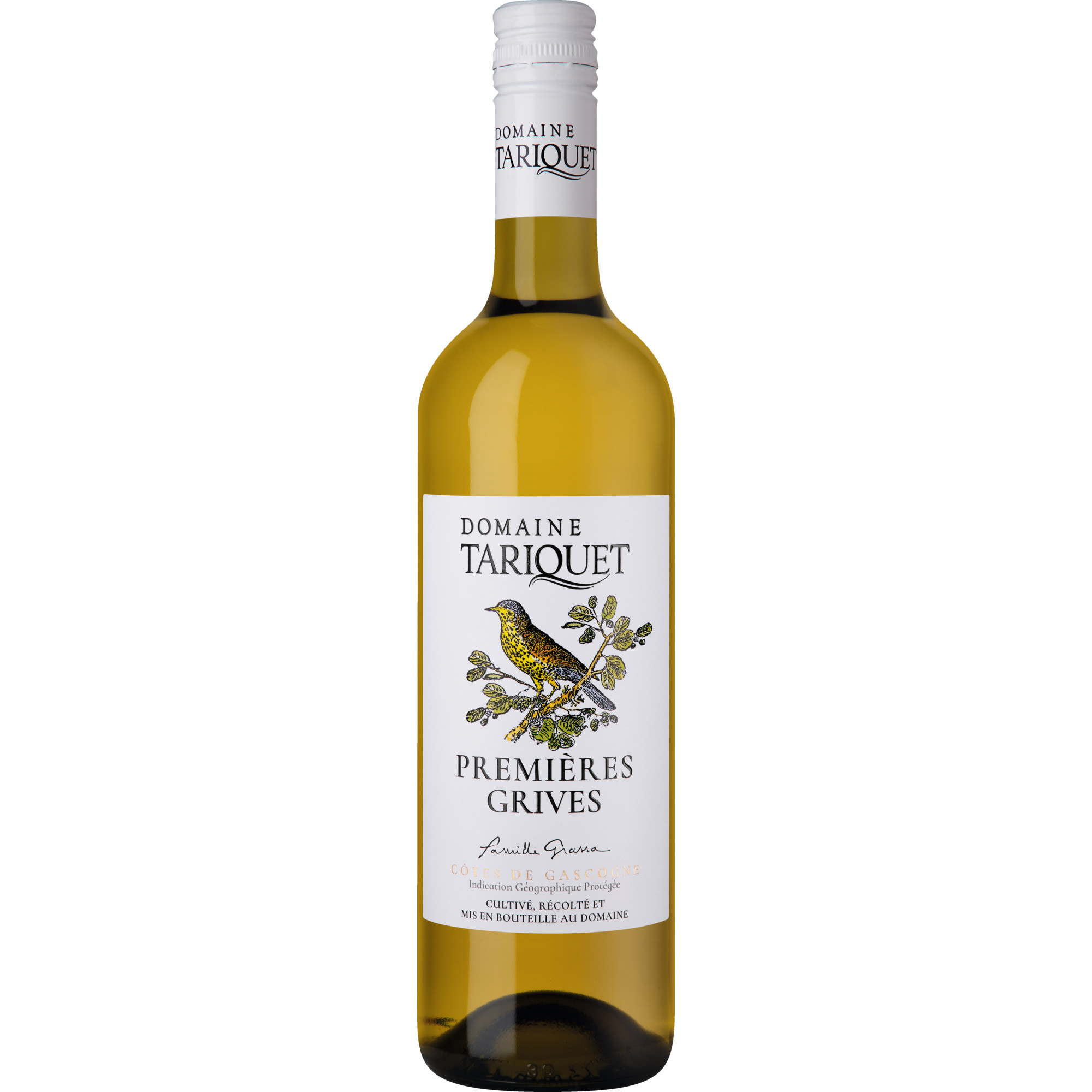 Domaine Tariquet Premières Grives, Côtes de Gascogne IGP, Südwestfrankreich, 2023, Weißwein