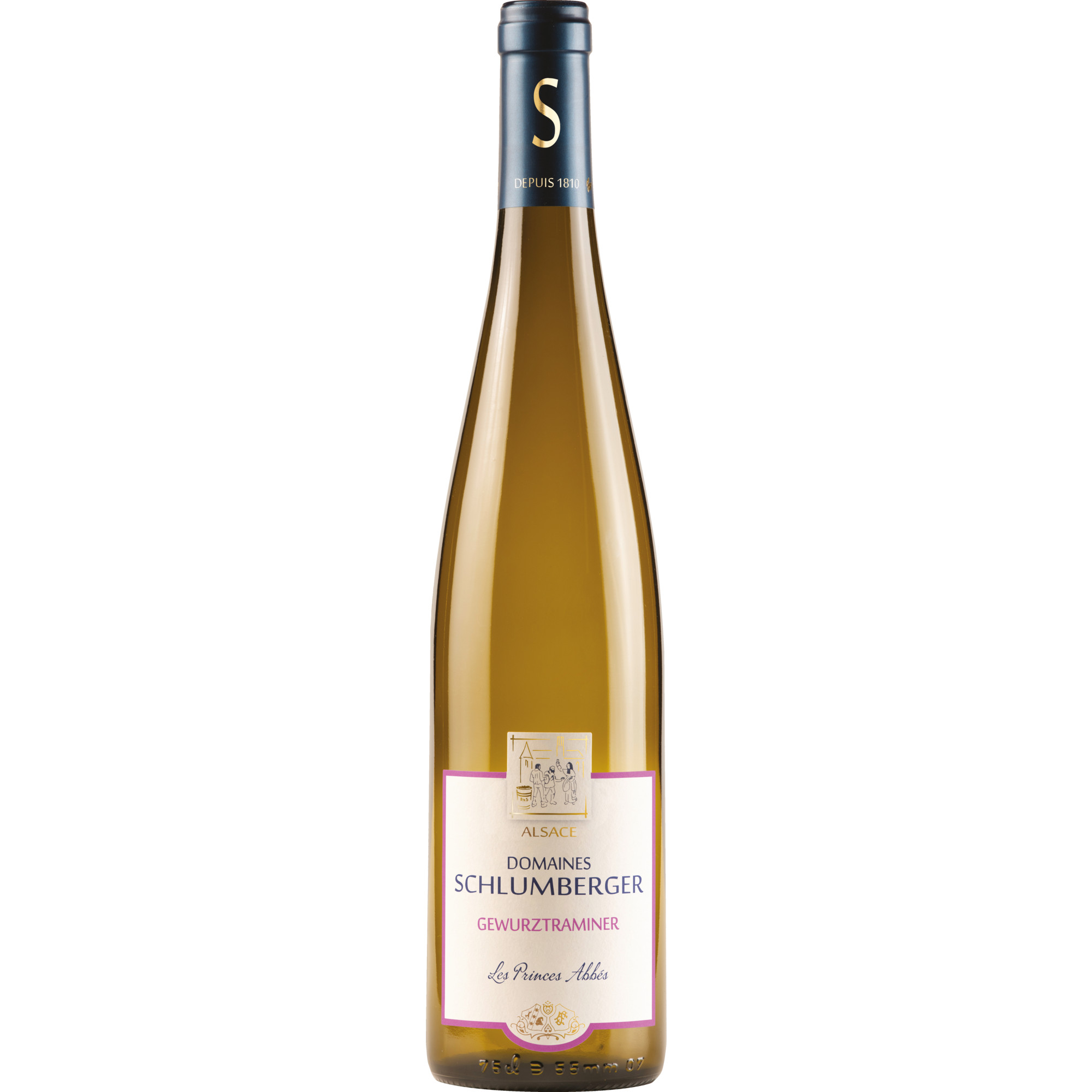 Les Princes Abbés Gewürztraminer, Alsace AOP, Elsass, 2022, Weißwein