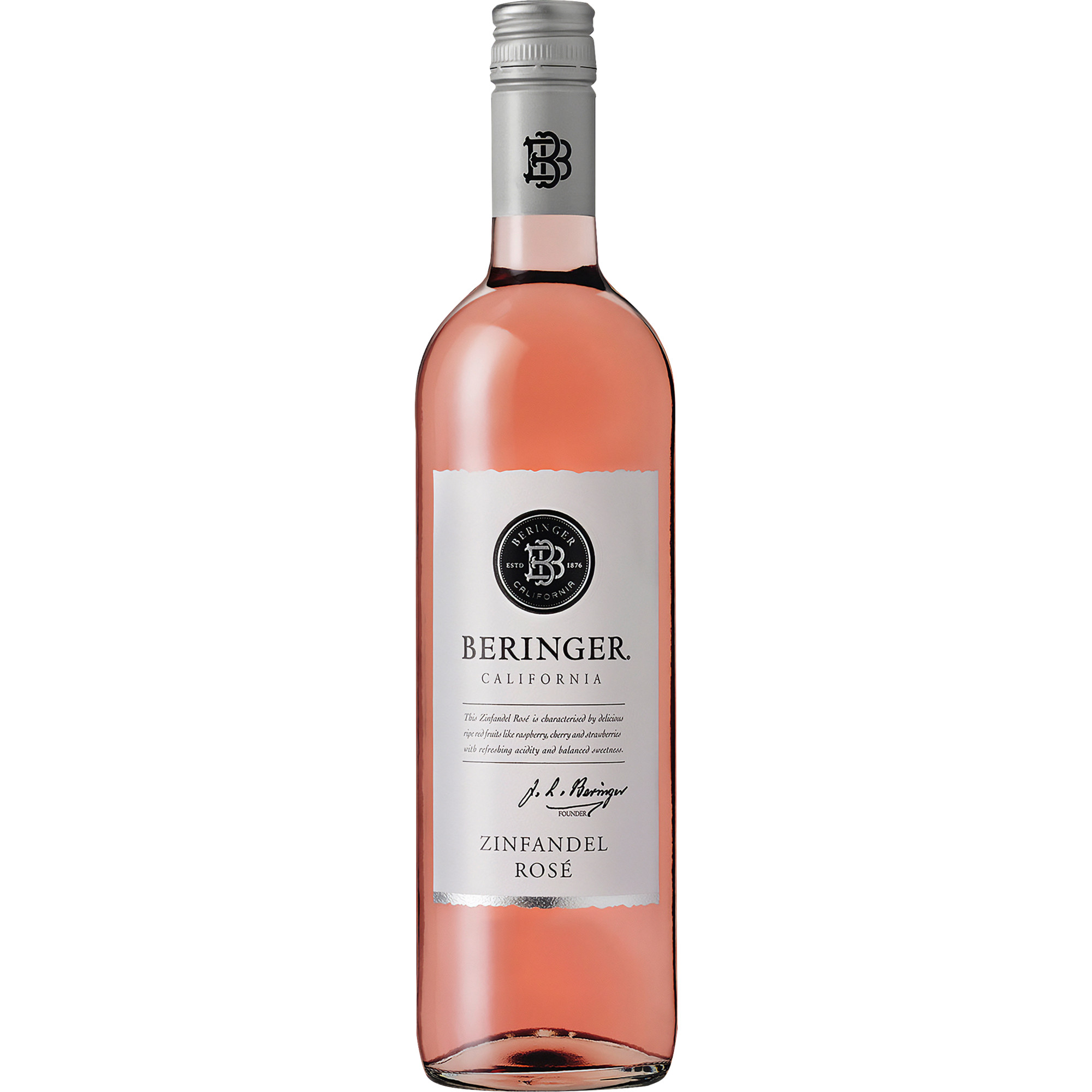 Beringer Classic Zinfandel Rosé, California, Kalifornien, 2022, Roséwein