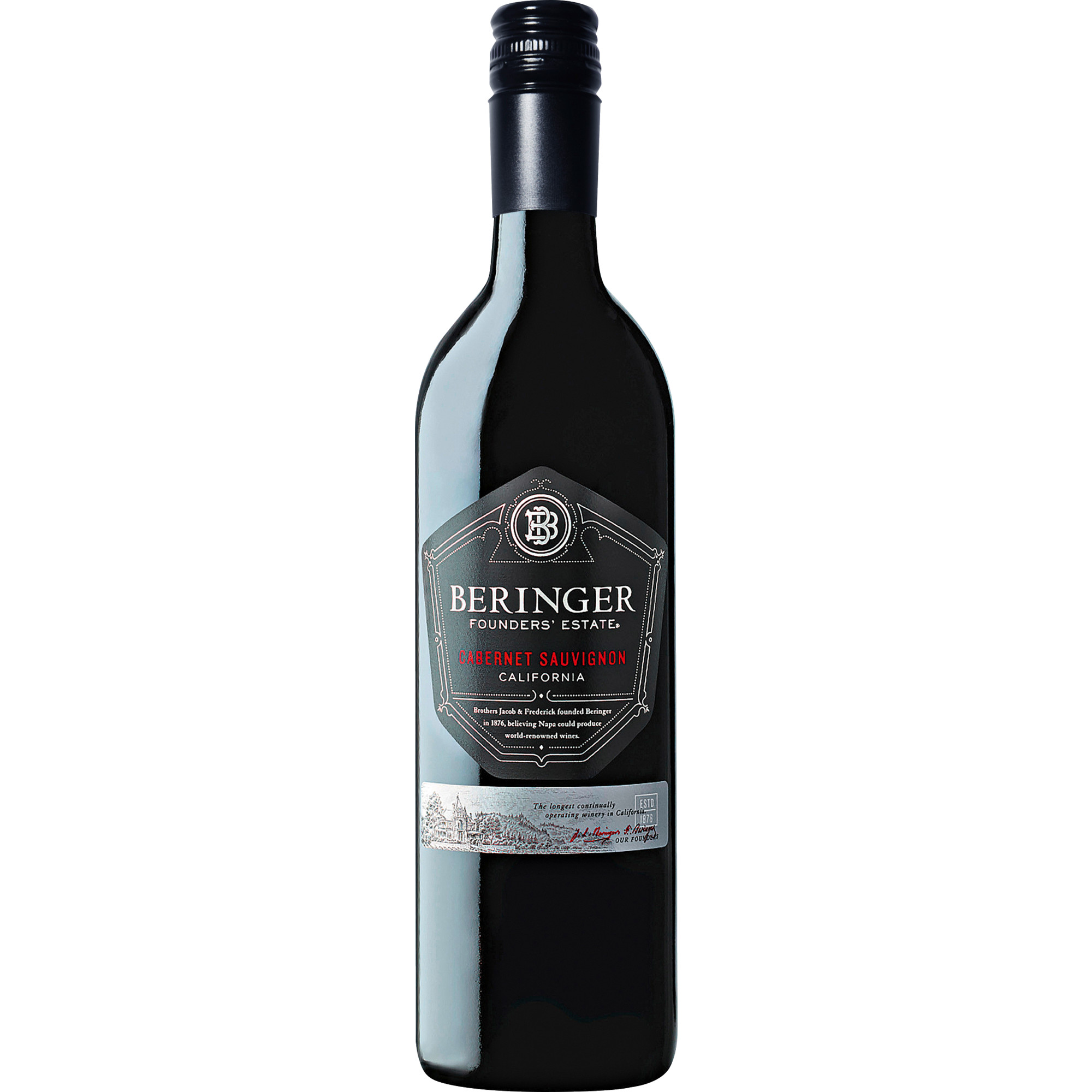 Beringer Founders Estate Cabernet Sauvignon, California, Kalifornien, 2021, Rotwein