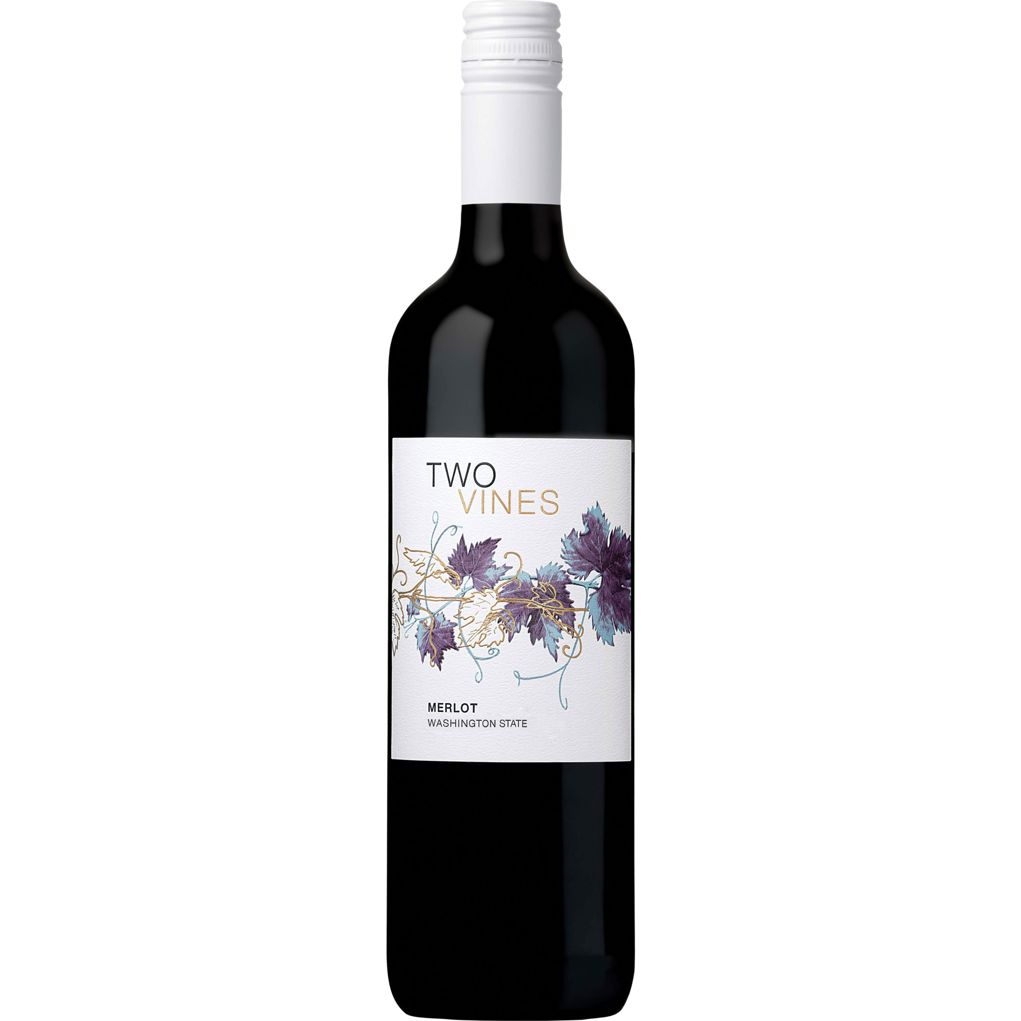 Two Vines Merlot, Washington State, Columbia Valley, 2019, Rotwein