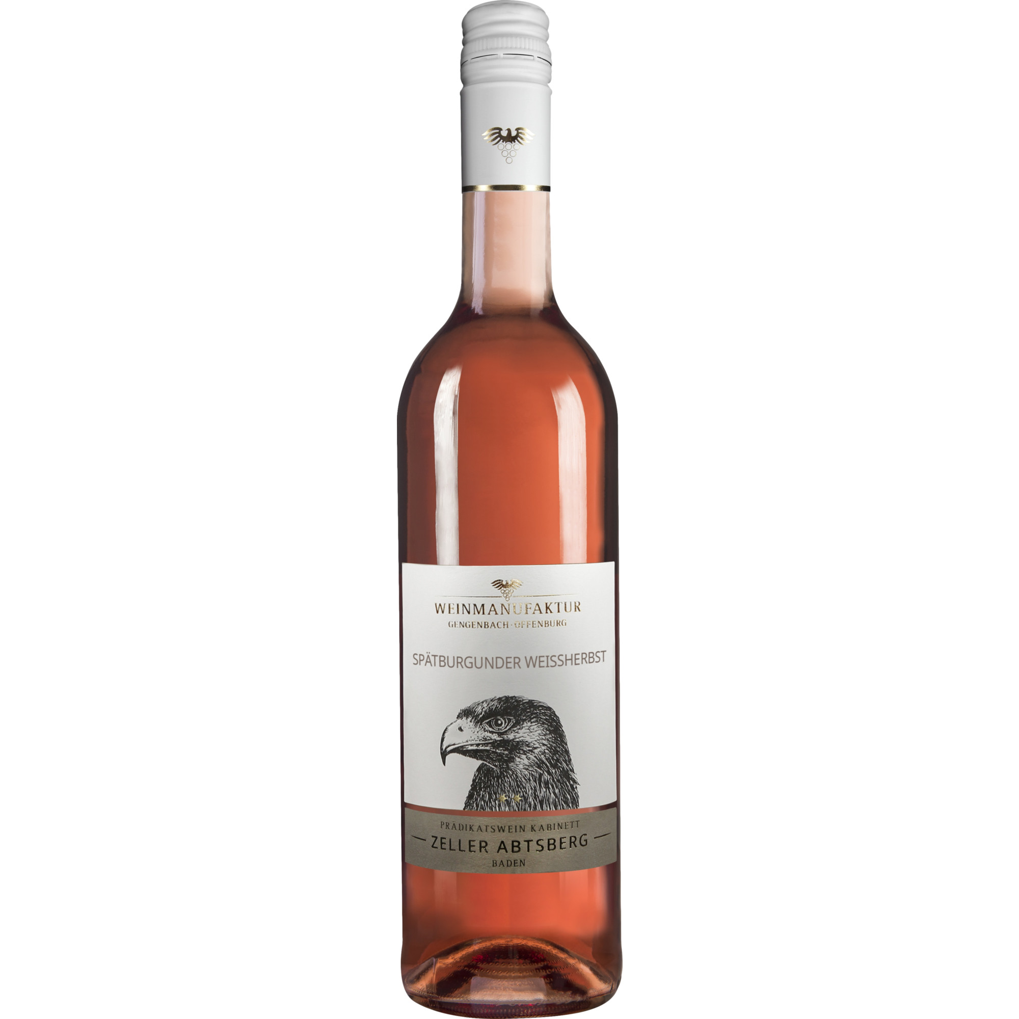 Spätburgunder Weißherbst Zeller Abtsberg Kabinett, Lieblich, Baden, Baden, 2023, Roséwein