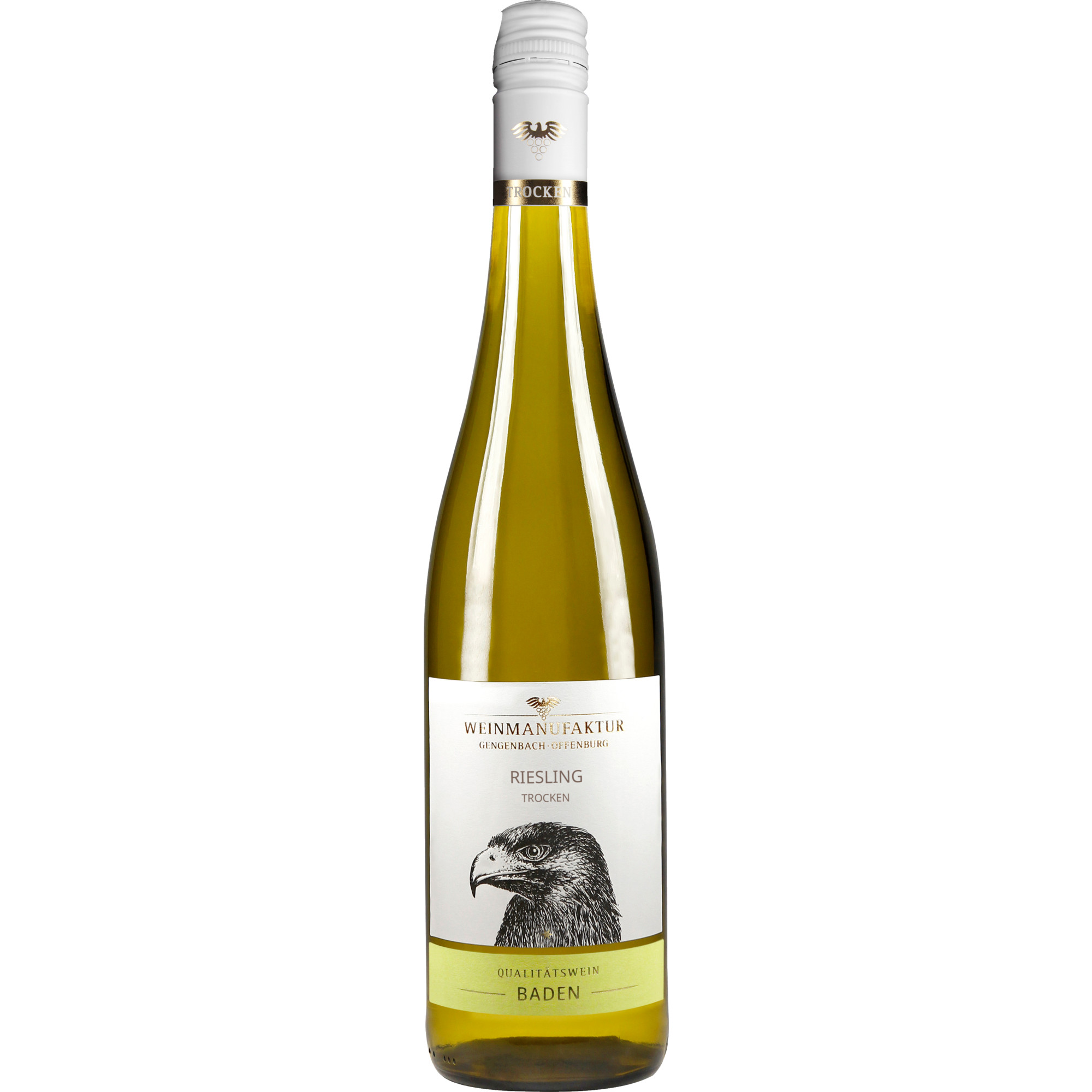 Riesling QbA, Trocken, Baden, Baden, 2023, Weißwein