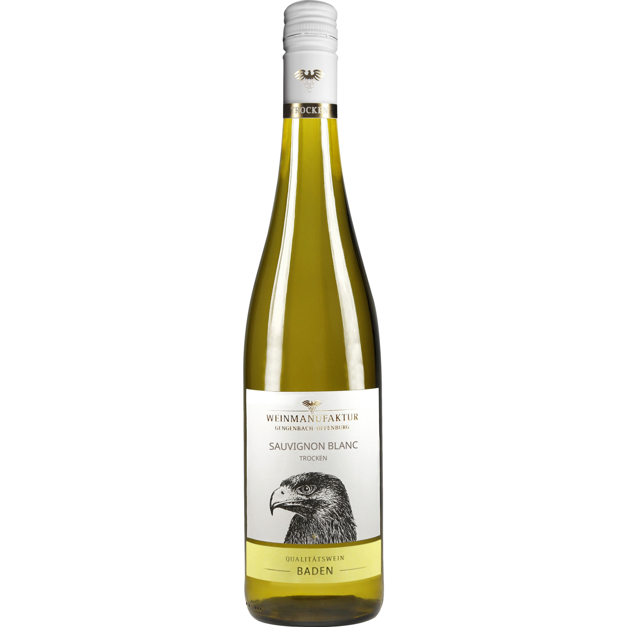 Image of Sauvignon Blanc QbA, Trocken, Baden, Baden, 2023, Weißwein