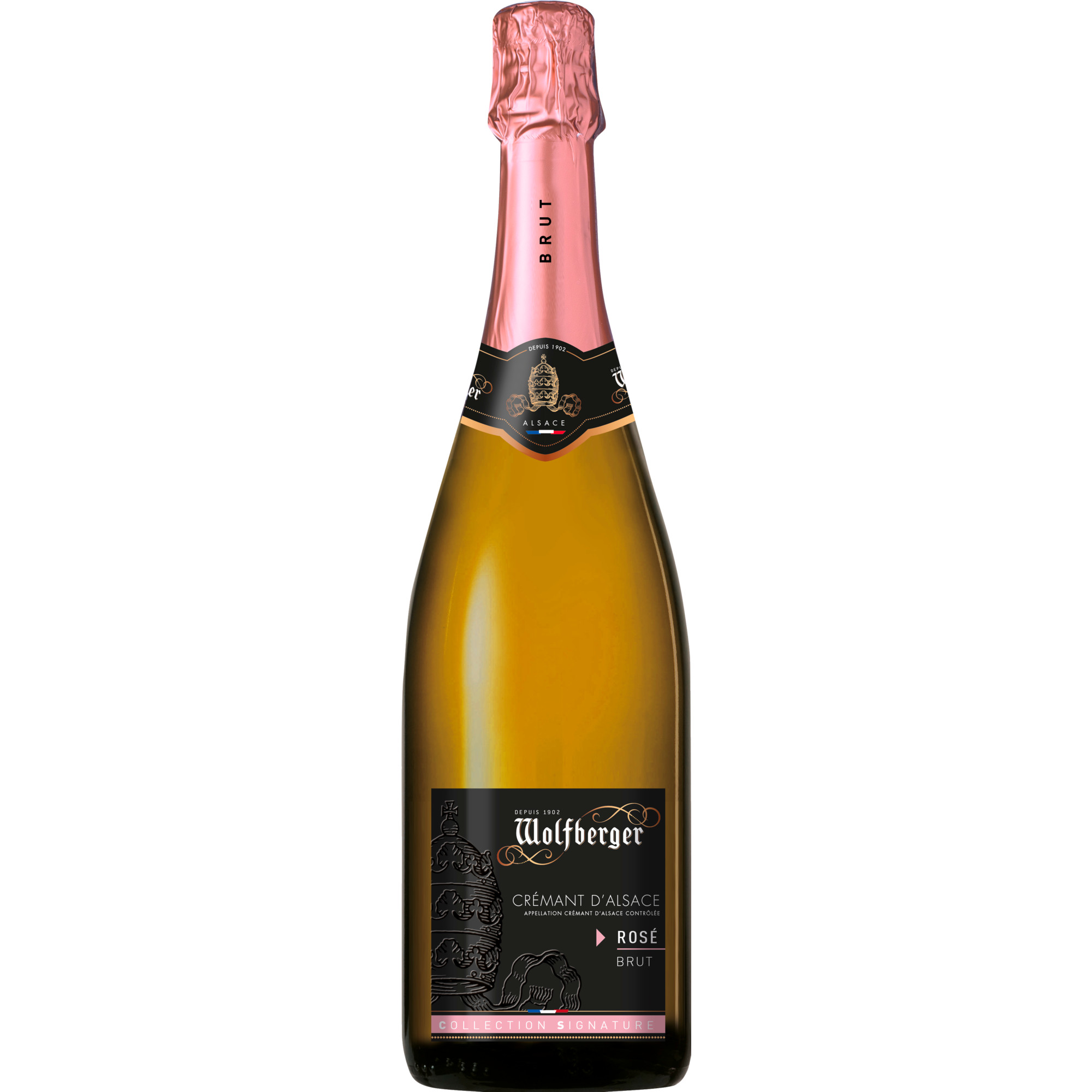Wolfberger Crémant d’Alsace Rosé, Brut, Crémant d'Alsace AOP, Elsass, Schaumwein