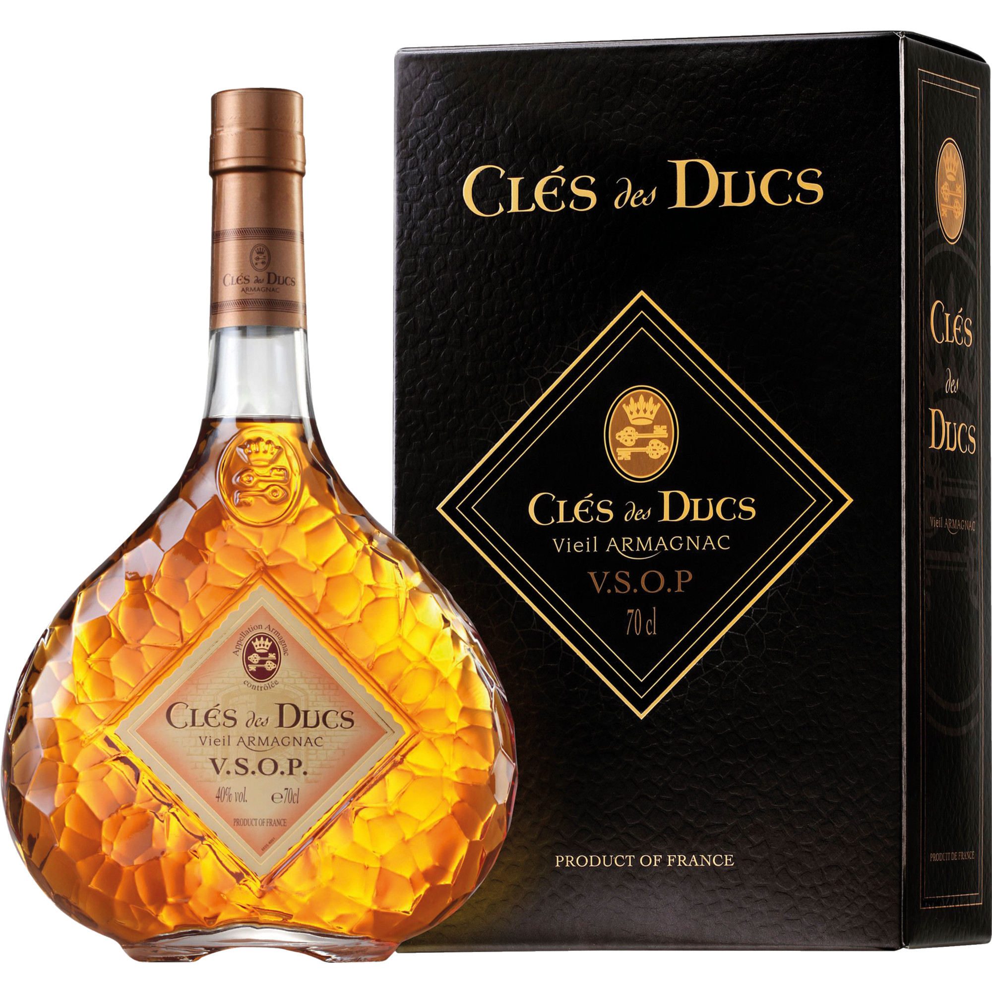 Clés des Ducs Armagnac VSOP, Armagnac AC, 0,7 L, 40% Vol., Südwestfrankreich, Spirituosen