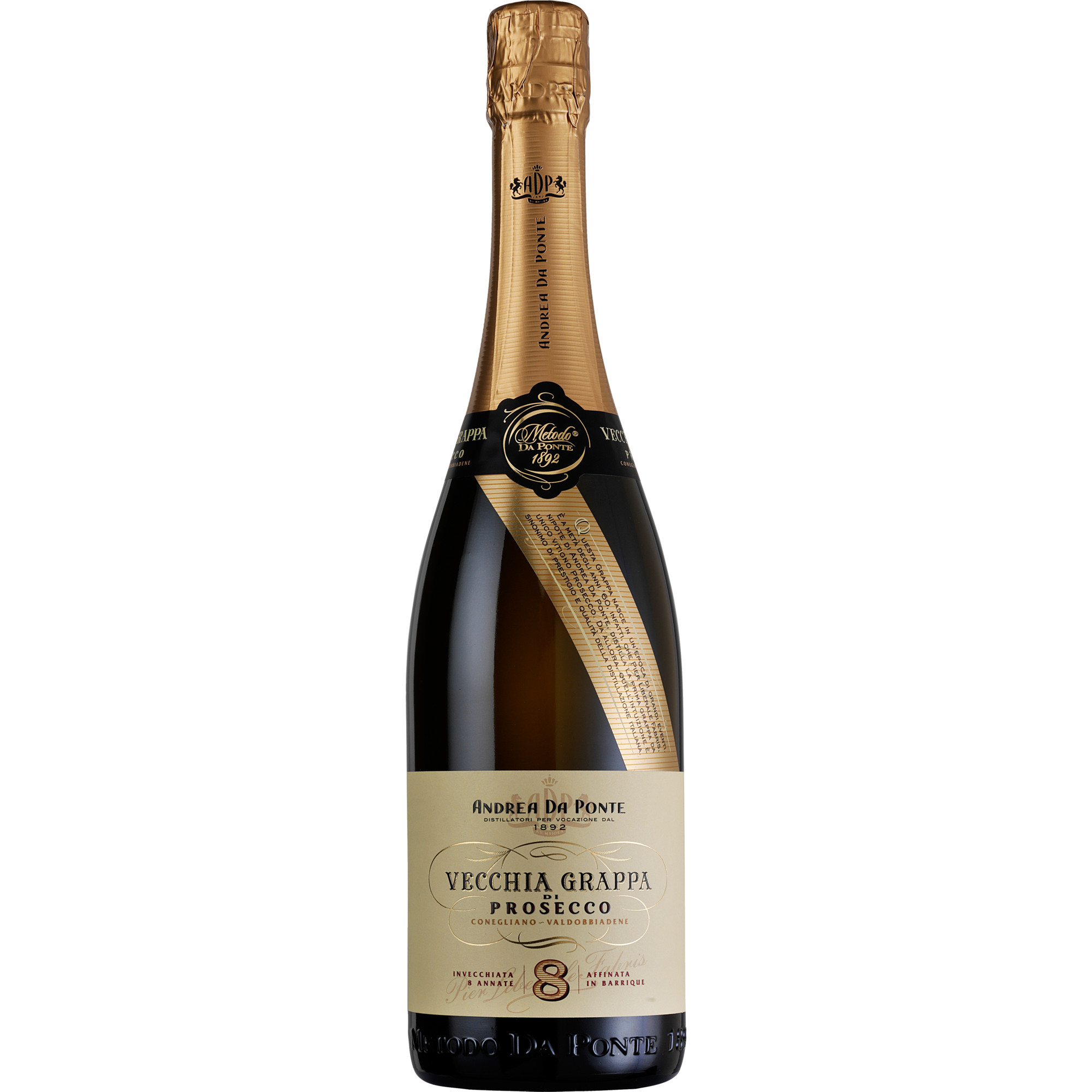 Image of Andrea da Ponte Vecchia Grappa di Prosecco 0,7 L 42% vol