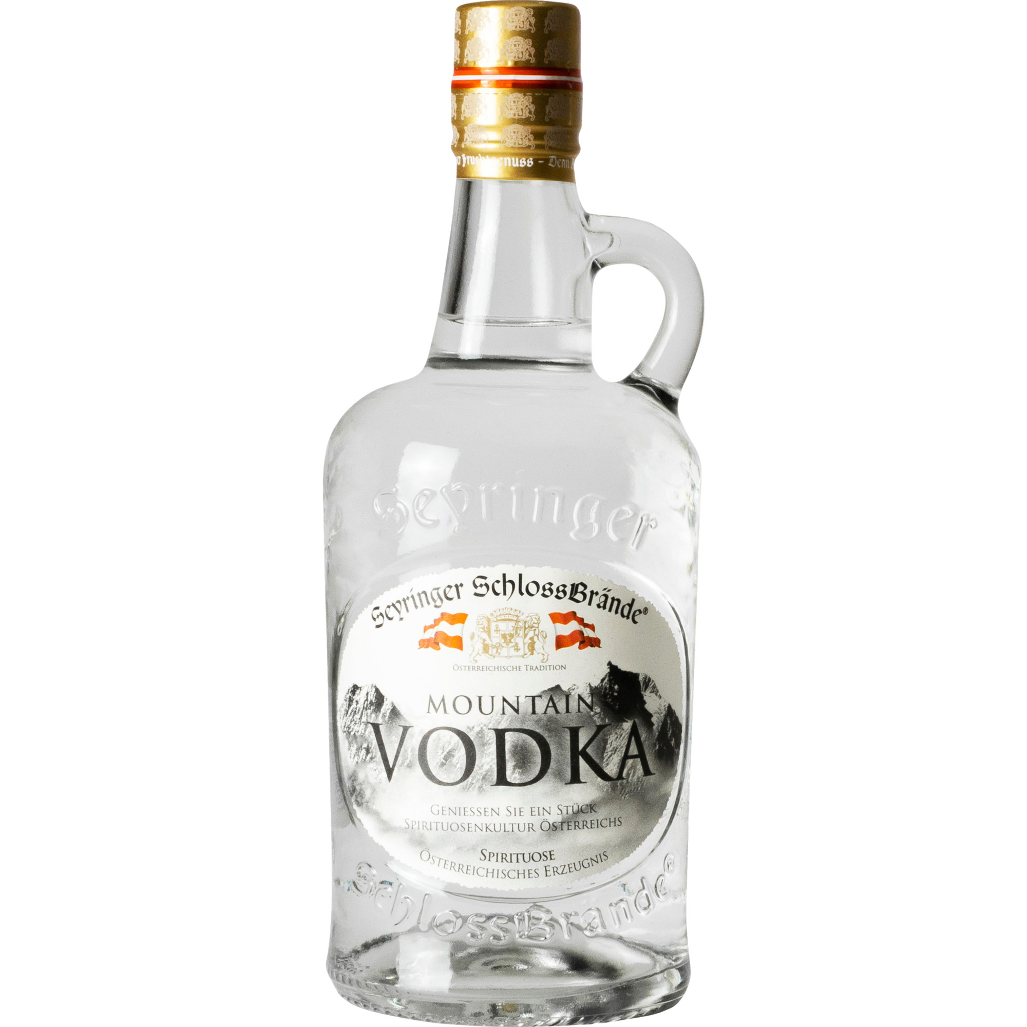 Image of Seyringer Mountain Vodka, Österreich, 0,5 L, 38% Vol., Spirituosen