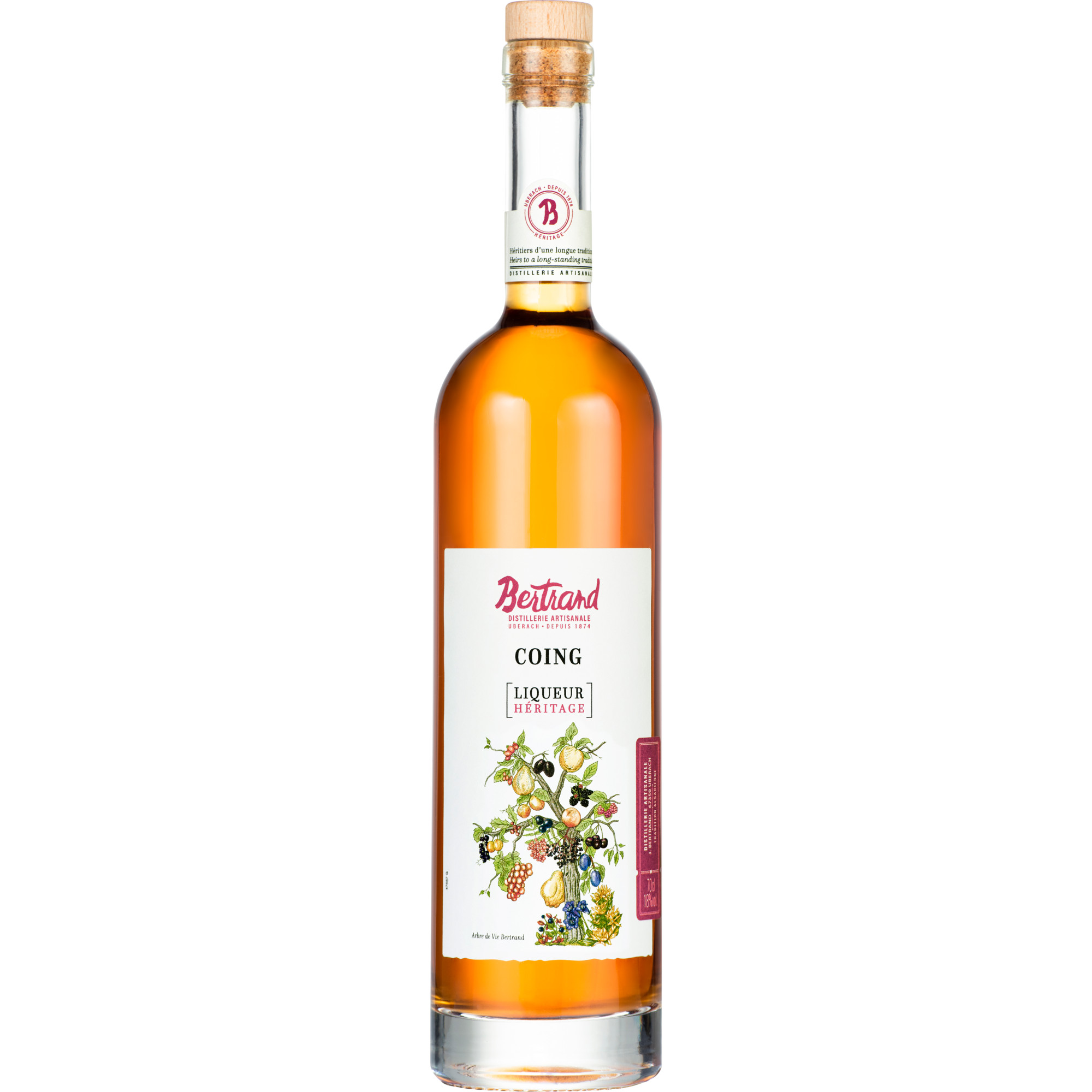 Bertrand Coing Liqueur Héritage, Frankreich, 0,7 L, 18% Vol., Elsass, Spirituosen