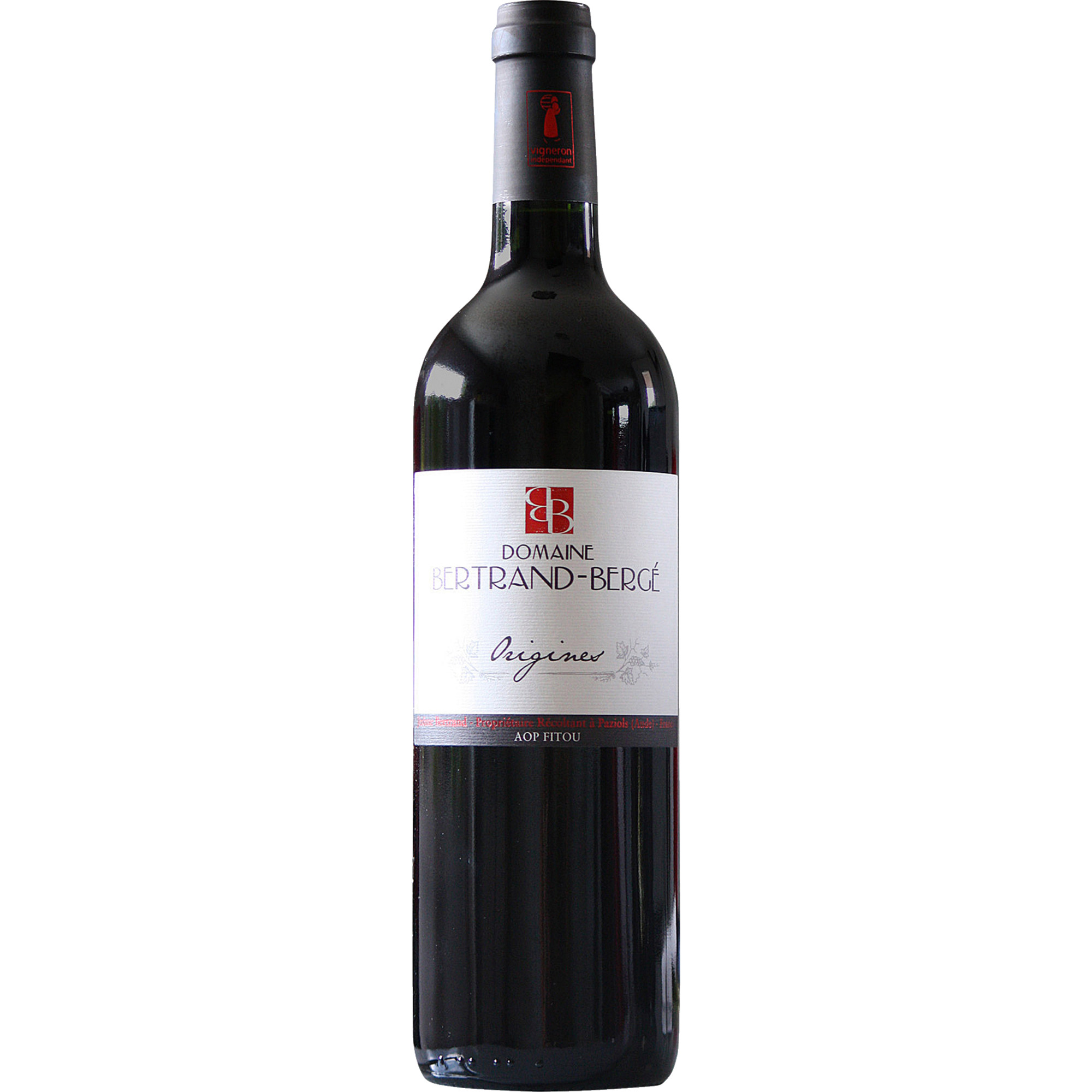 Image of Domaine Bertrand-Bergé Origines Bio, Fitou AOP, Languedoc-Roussillon, 2020, Rotwein