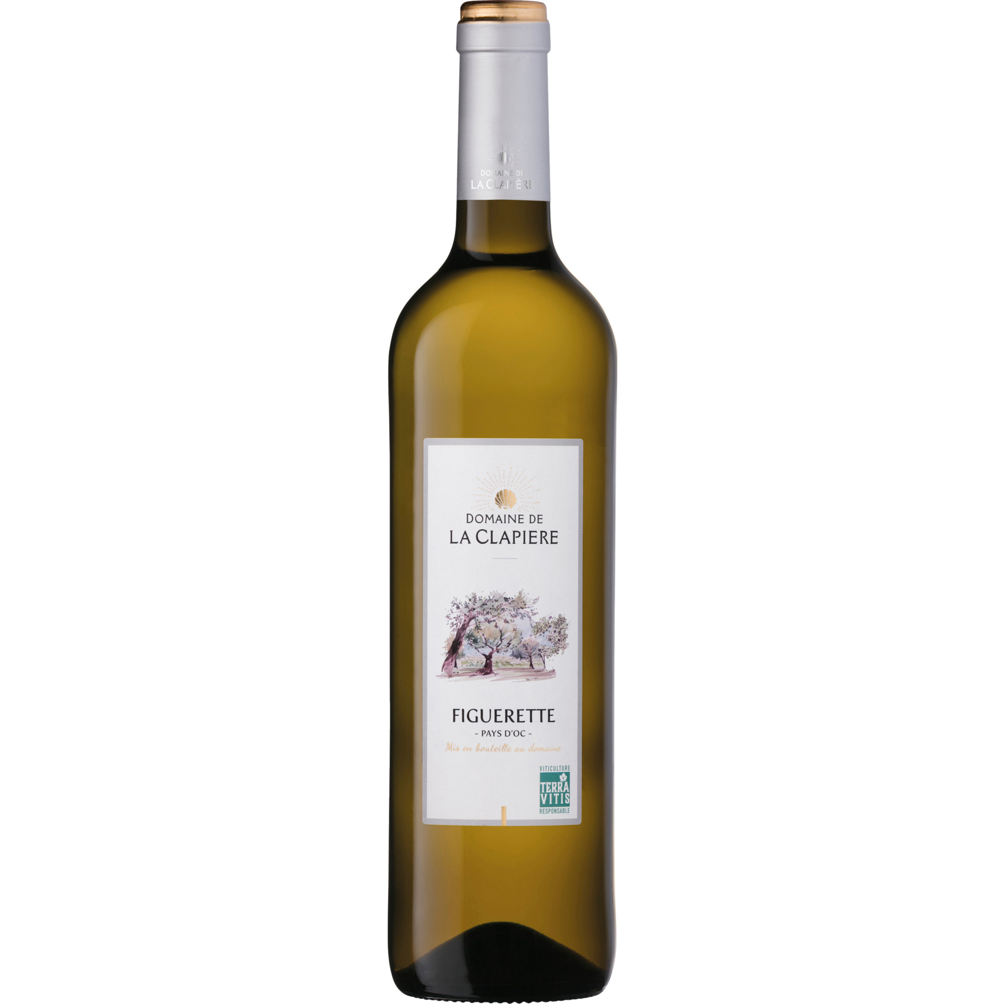Domaine de La Clapiere Figuerette Blanc, Pays d’Oc IGP, Languedoc-Roussillon, 2022, Weißwein