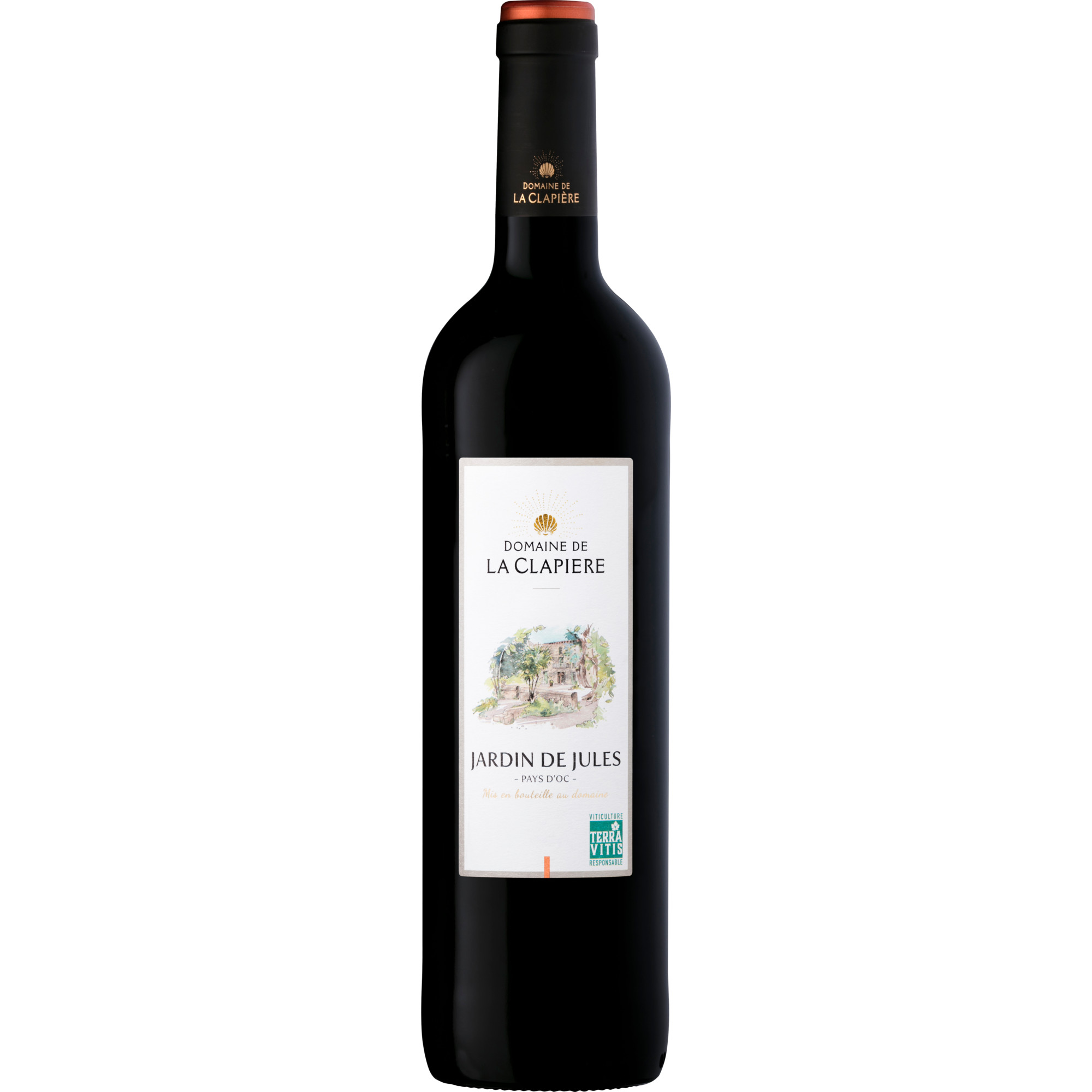 Domaine de La Clapiere Jardin de Jules, Pays d’Oc IGP, Languedoc-Roussillon, 2021, Rotwein