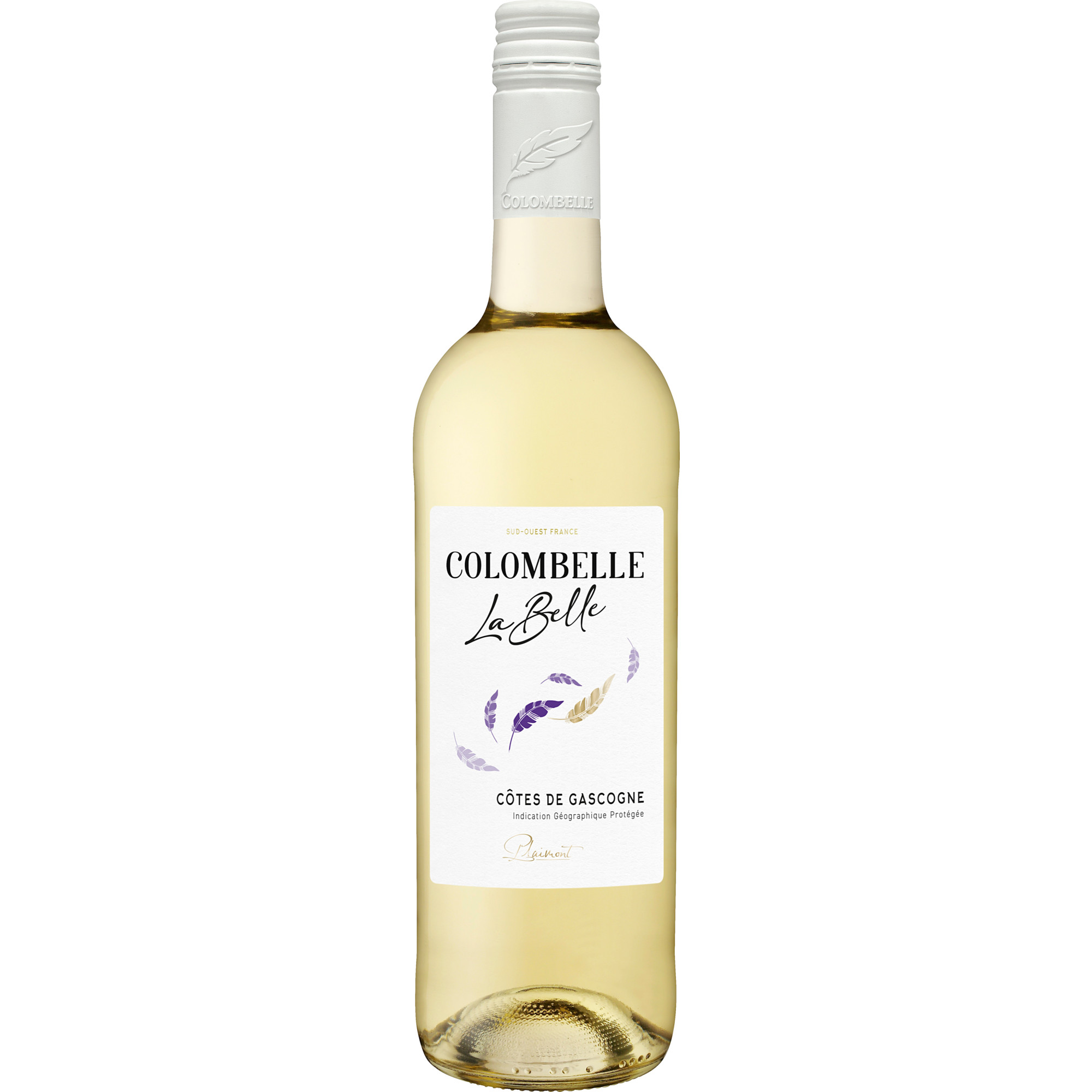 Colombelle La Belle Blanc, Côtes de Gascogne IGP, Südwestfrankreich, 2023, Weißwein