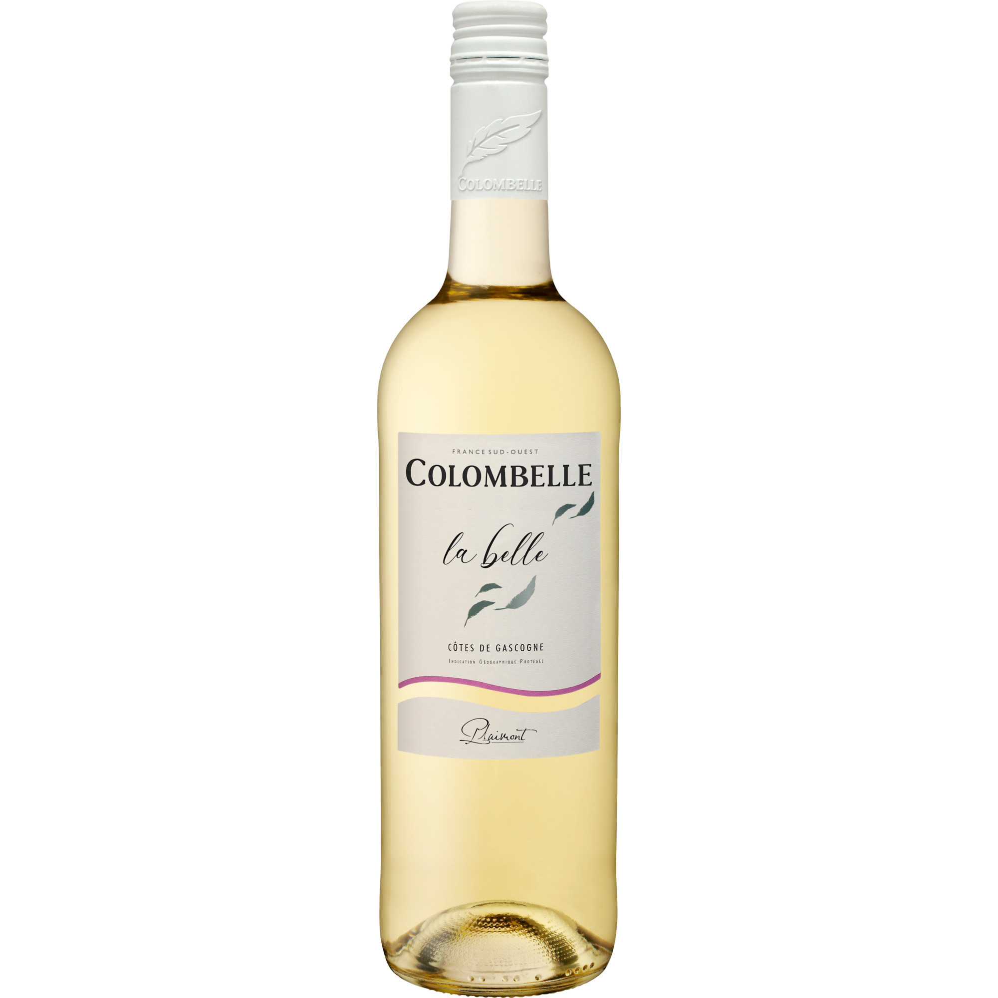 Colombelle La Belle Blanc, Côtes de Gascogne IGP, Südwestfrankreich, 2023, Weißwein