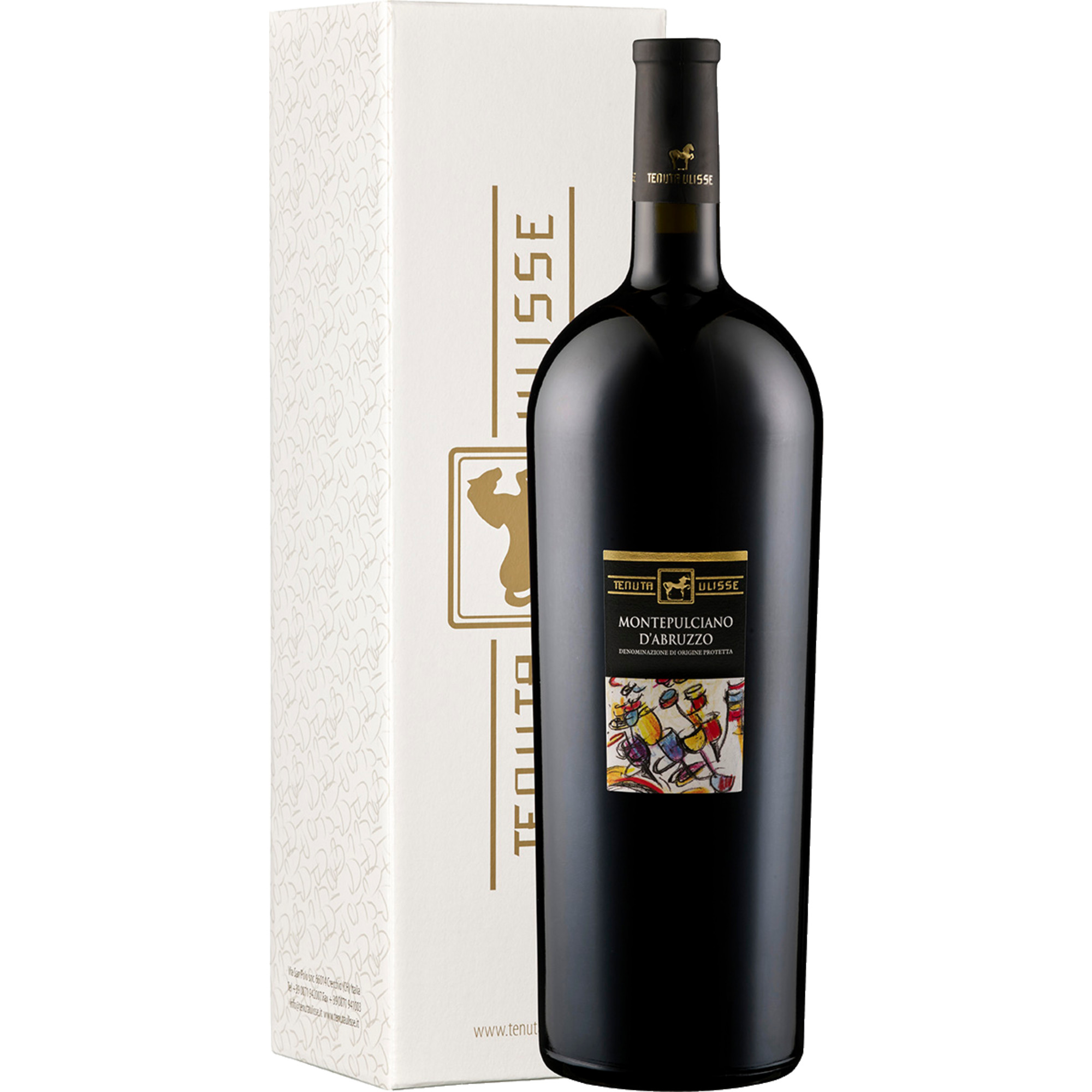 Ulisse Montepulciano d'Abruzzo, Montepulciano d'Abruzzo DOC, Magnum, Abruzzen, 2021, Rotwein