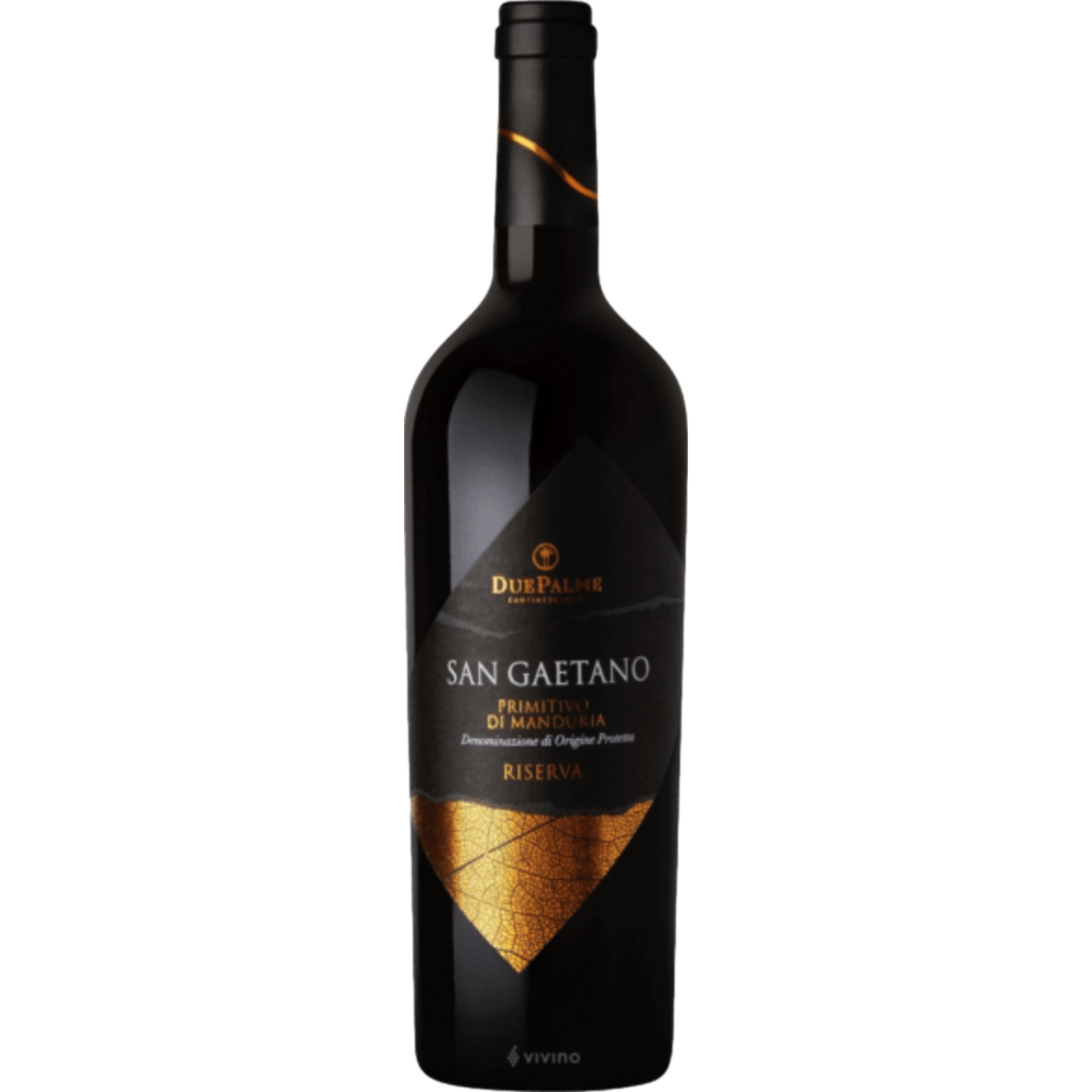 Cantine due Palme Sangaetano Primitivo Riserva, Primitivo di Manduria DOC, Apulien, 2019, Rotwein