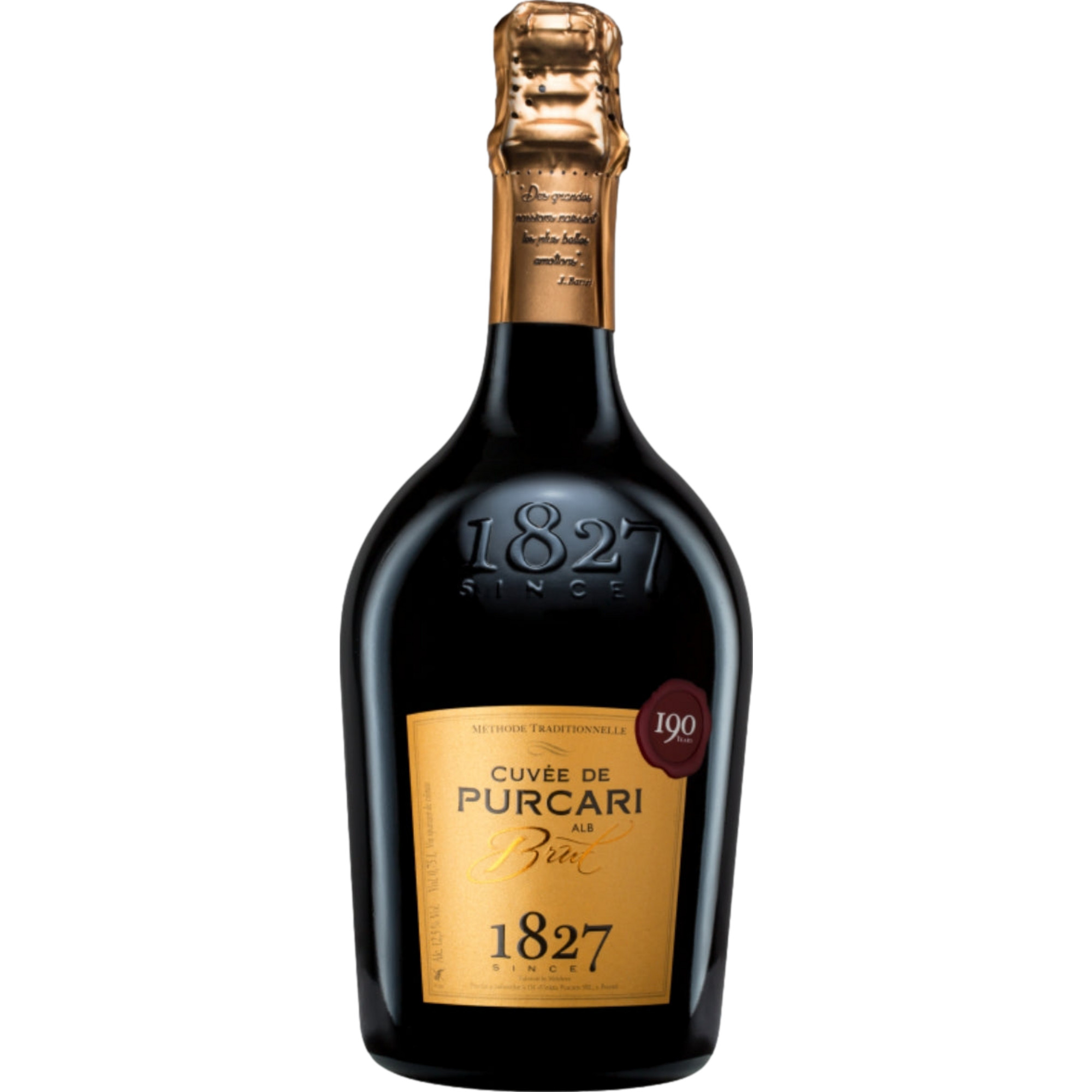 Image of Cuvée de Purcari Brut Weiß, Brut, Méthode Traditionnelle, Ștefan Vodă IGP, Cahul. A, Schaumwein