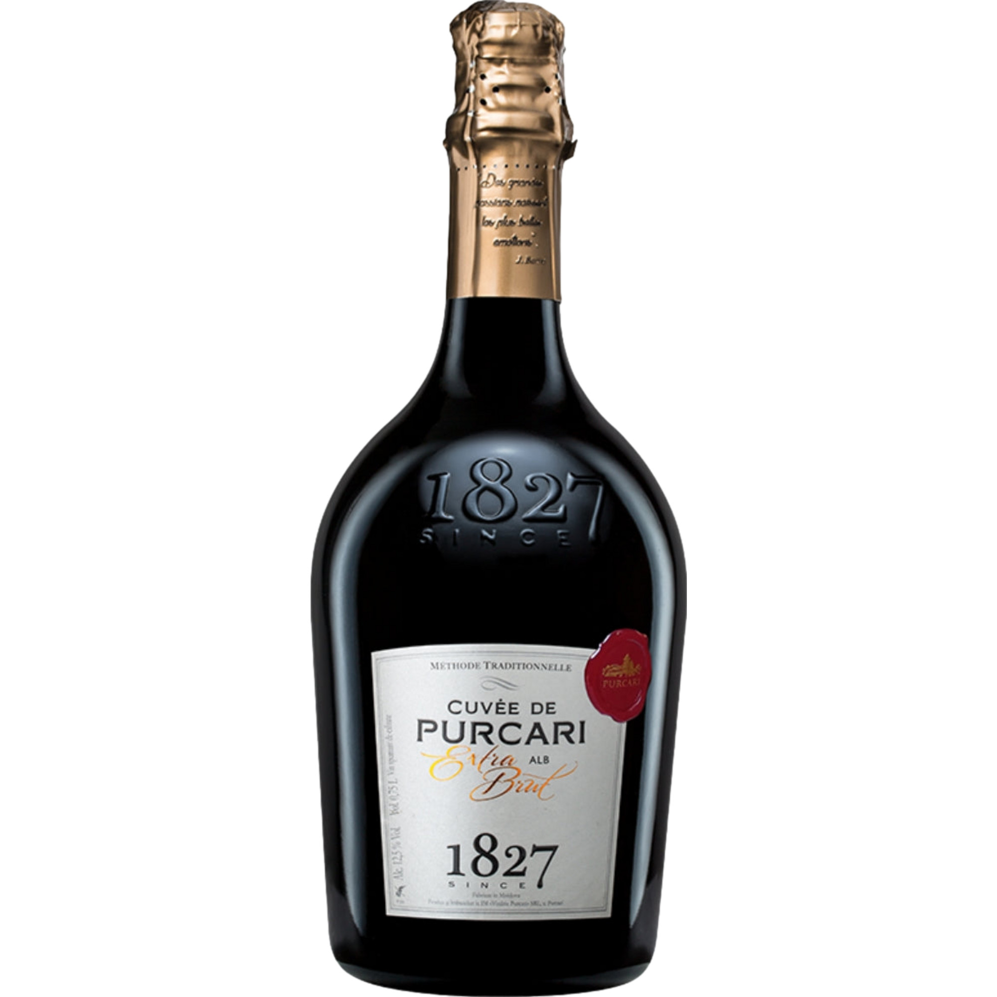 Image of Cuvée de Purcari Extra Brut Weiß, Extra Brut, Méthode Traditionnelle,Ștefan Vodă IGP, Cahul. A, Schaumwein