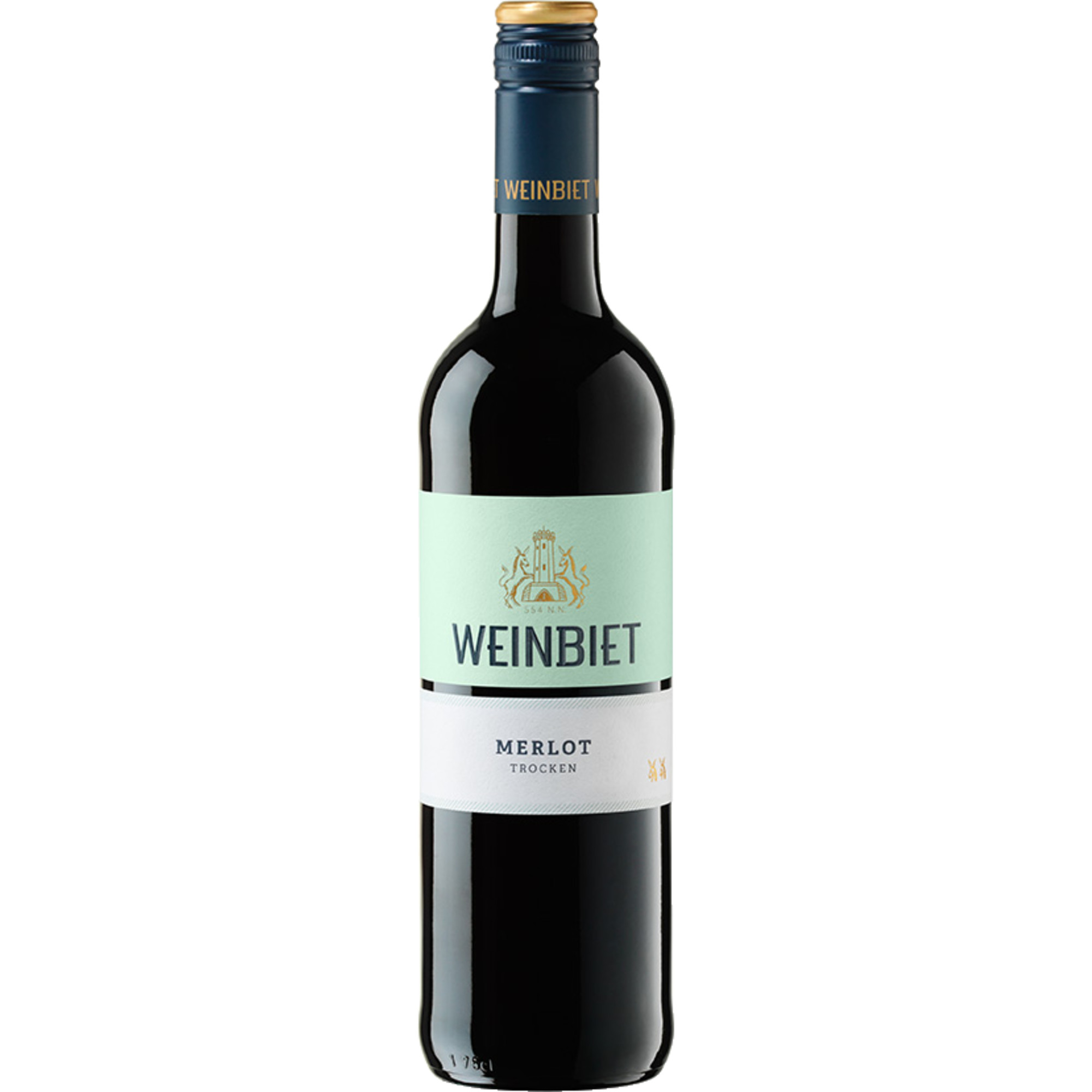 Weinbiet Merlot, Trocken, Pfalz, Pfalz, 2022, Rotwein