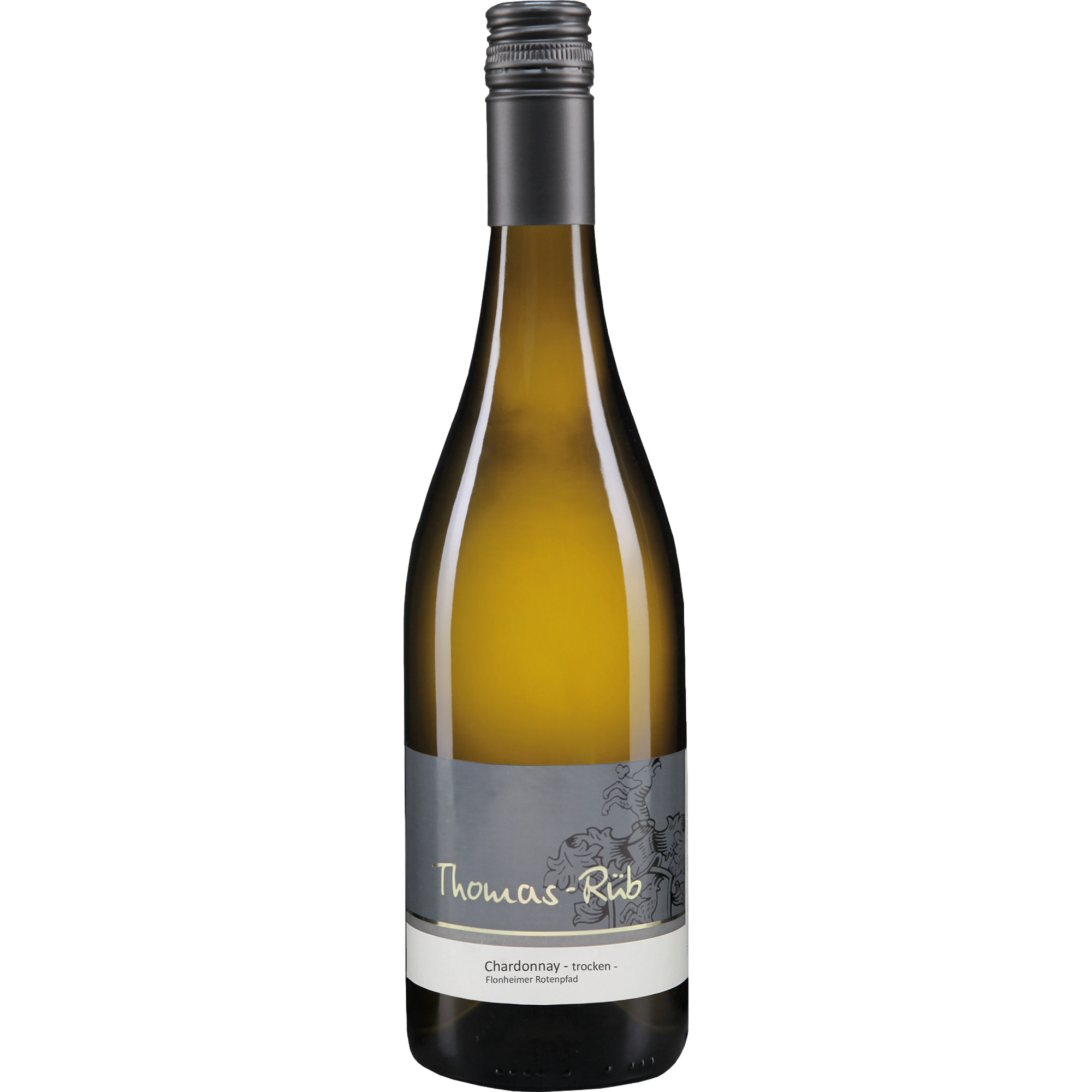 Thomas-Rüb Chardonnay QbA, Trocken, Rheinhessen, Rheinhessen, 2023, Weißwein