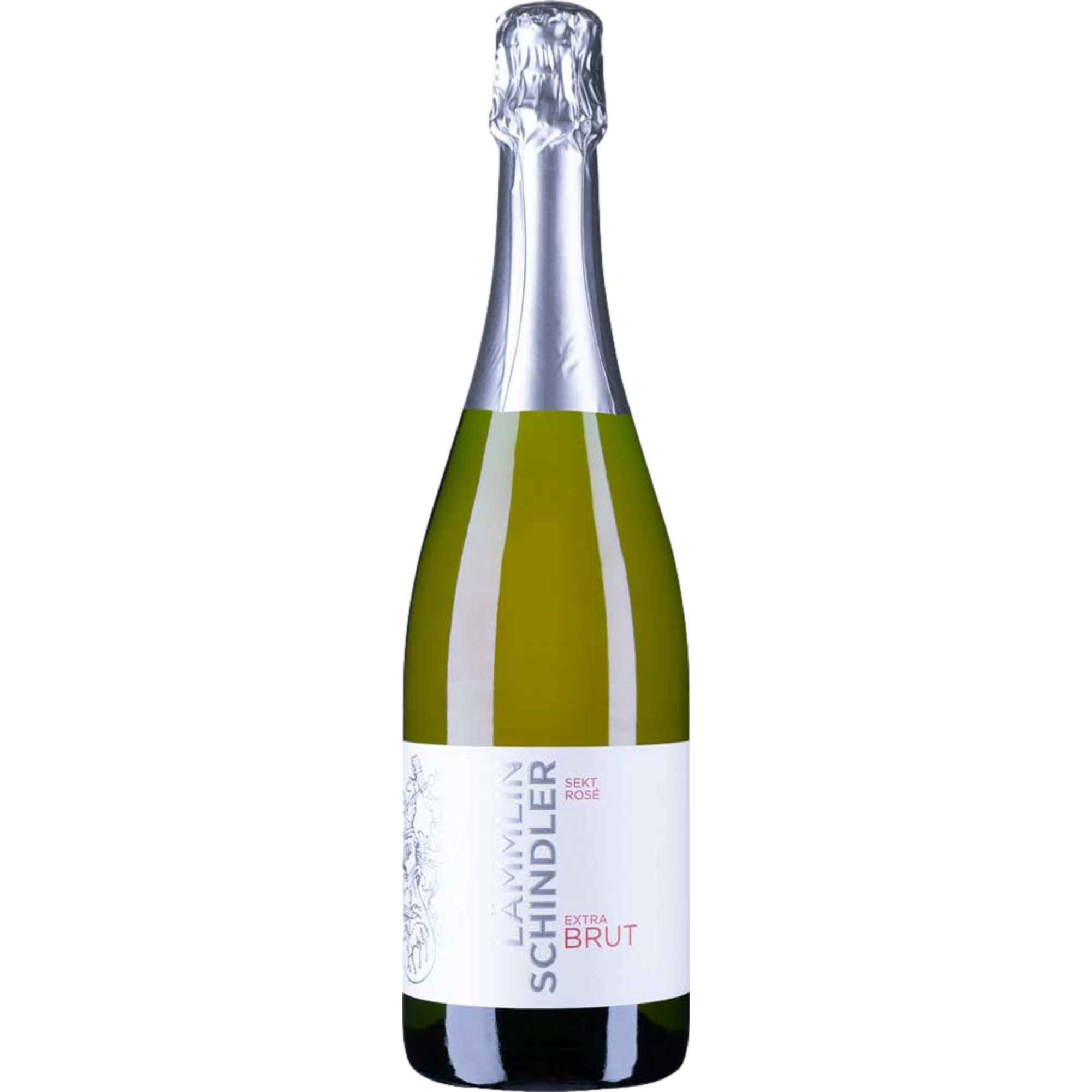 Image of Lämmlin Schindler Rosé Sekt, Extra Brut, Baden, Baden, Schaumwein