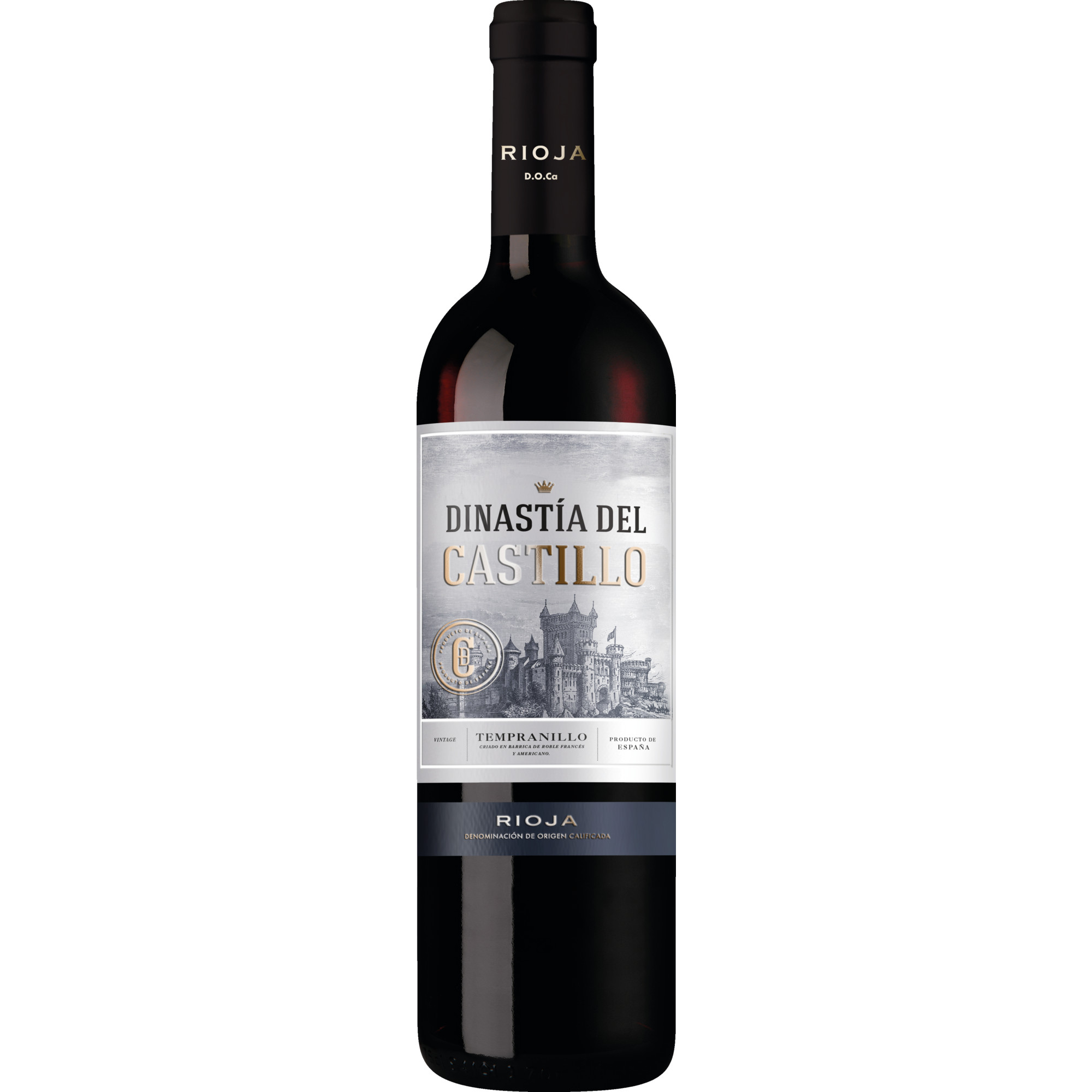 Dinastía del Castillo Tempranillo, Rioja DOCa, Rioja, 2023, Rotwein Sanmive, Rincón de Soto, Espana Hawesko DE