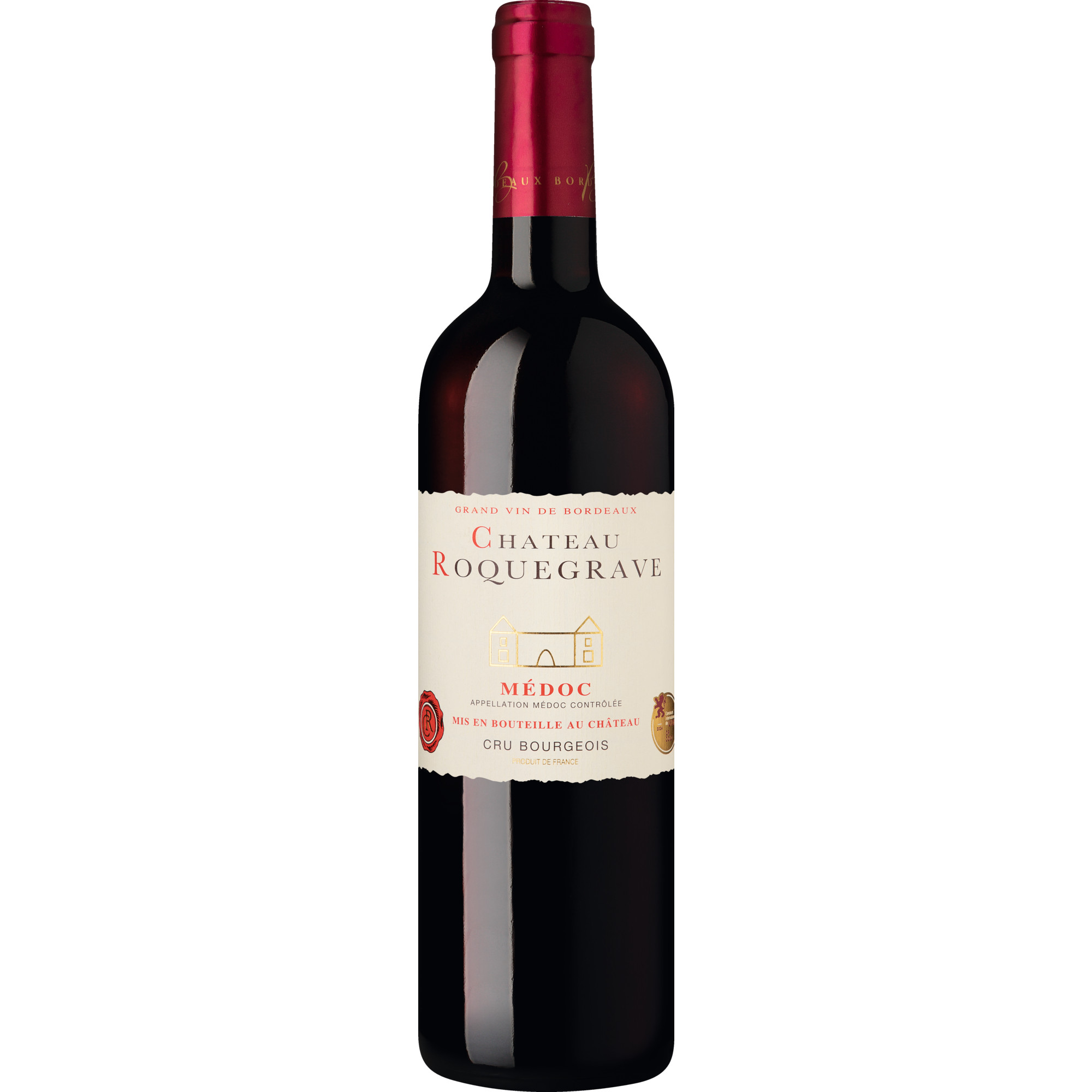 Château Roquegrave, Médoc AOP, Cru Bourgeois, Bordeaux, 2020, Rotwein Château Roquegrave, 33340 Valeyrac - France Hawesko DE