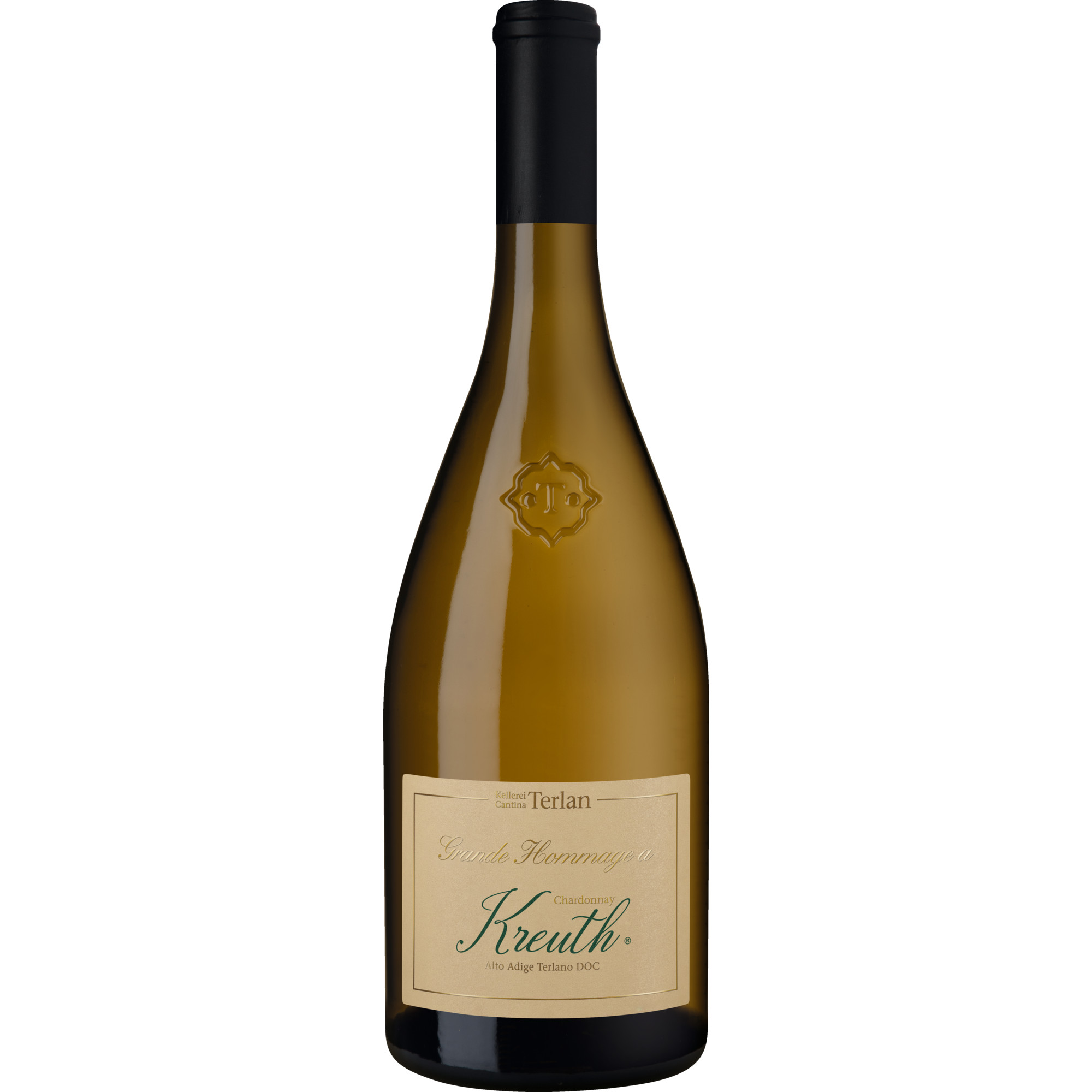 Grande Hommage a Kreuth Chardonnay, Alto Adige Terlano DOC, Südtirol, 2023, Weißwein Kellerei Terlan, 39018 Terlan, Italien Hawesko DE