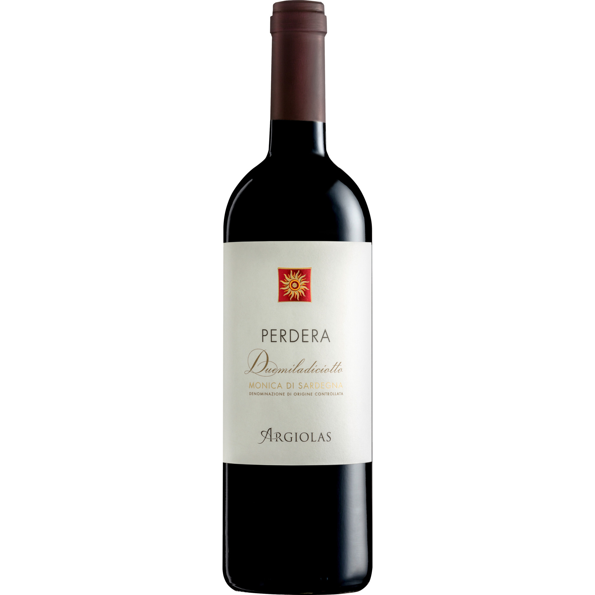 Argiolas Perdera Rosso, Monica di Sardegna DOC, Sardinien, 2021, Rotwein