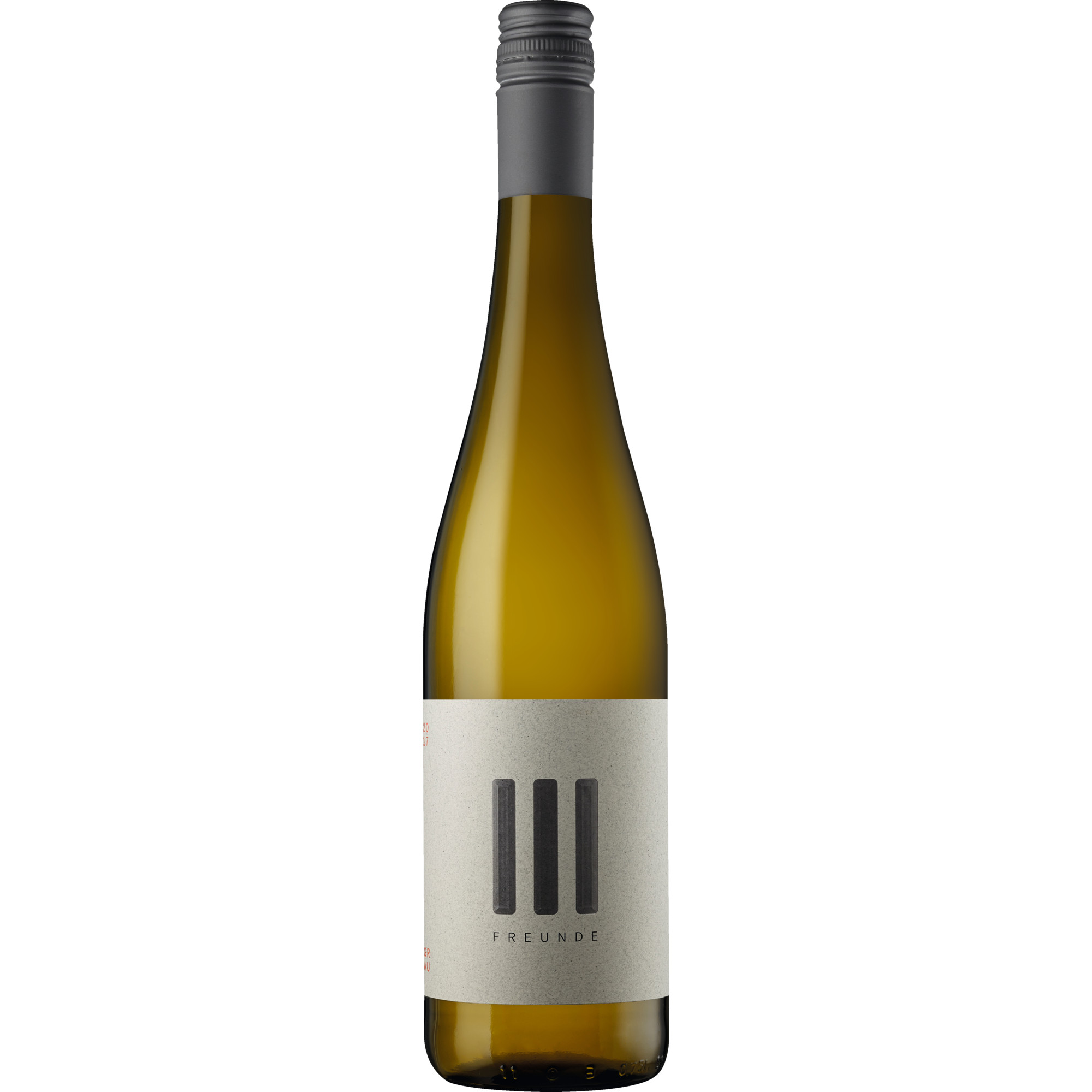 III Freunde Grauburgunder, Trocken, Rheinhessen, Rheinhessen, 2023, Weißwein - Weißwein