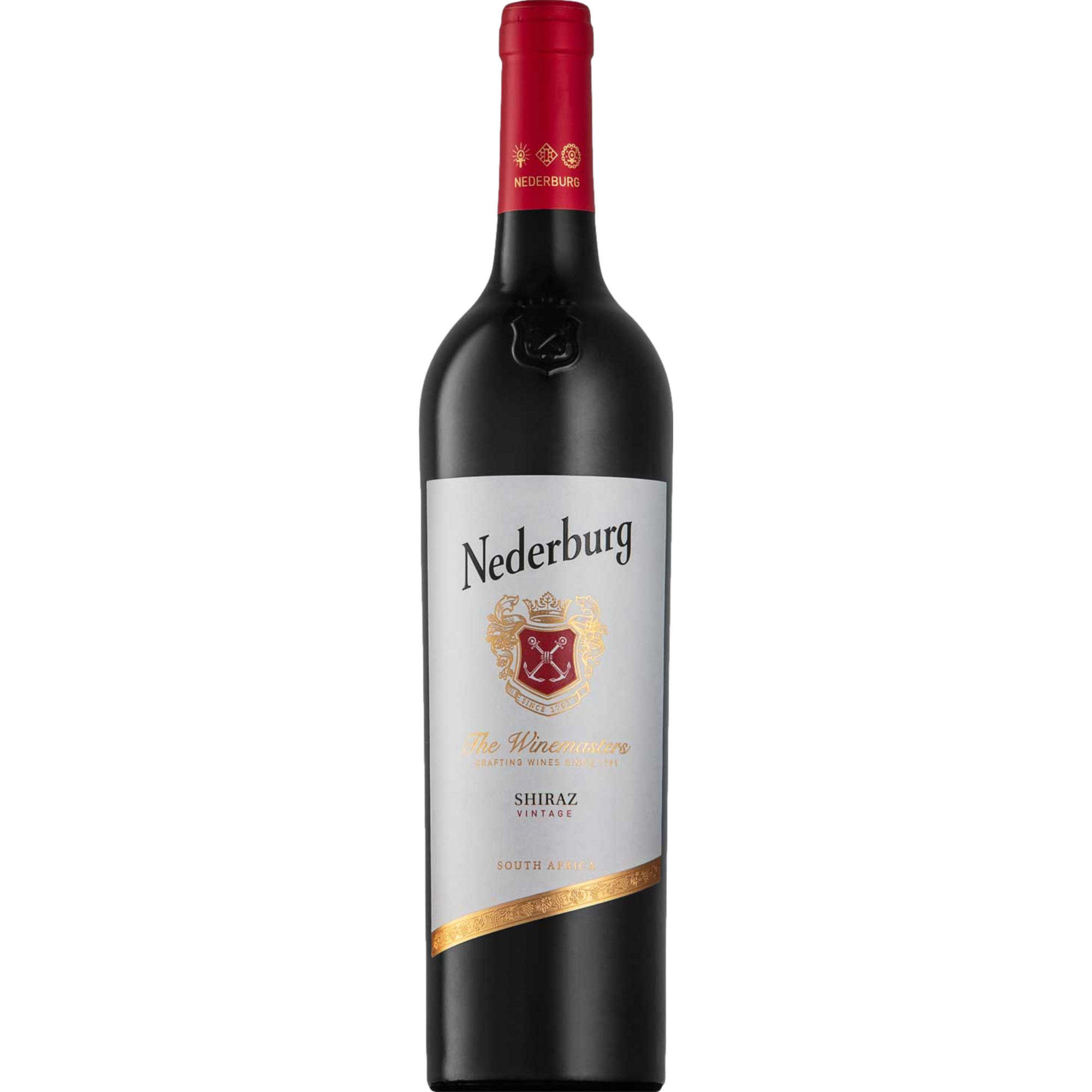 Nederburg The Winemasters Shiraz, WO Western Cape, Western Cape, 2020, Rotwein - Rotwein
