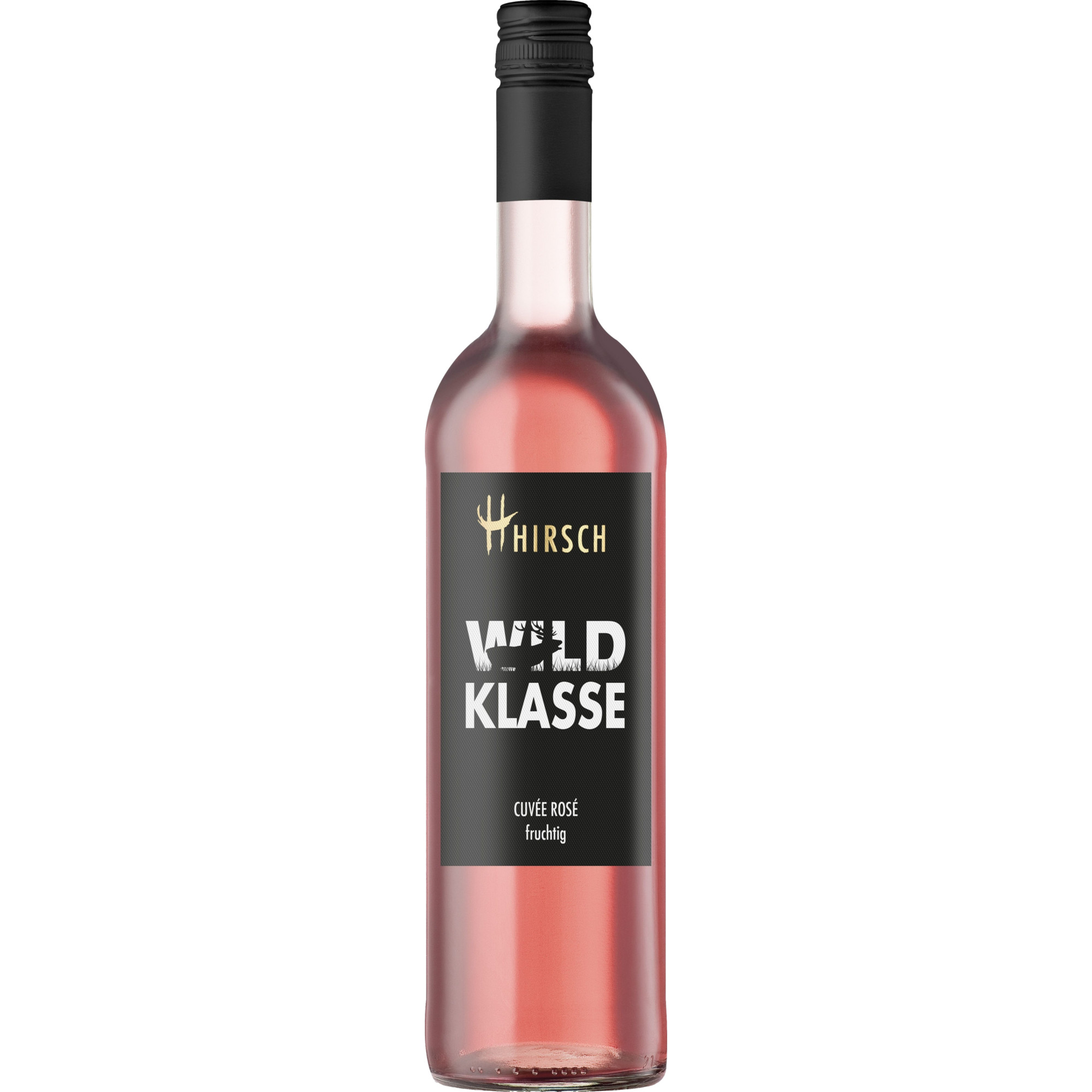 Hirsch Wildklasse Cuvée Rosé, Feinfruchtig, Württemberg, Württemberg, 2023, Roséwein