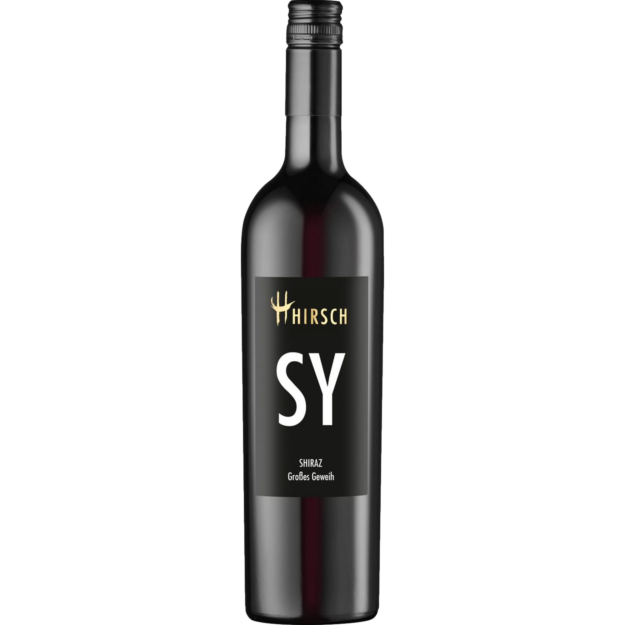 Hirsch SY Großes Geweih Shiraz, Trocken, Württemberg, Württemberg, 2020, Rotwein