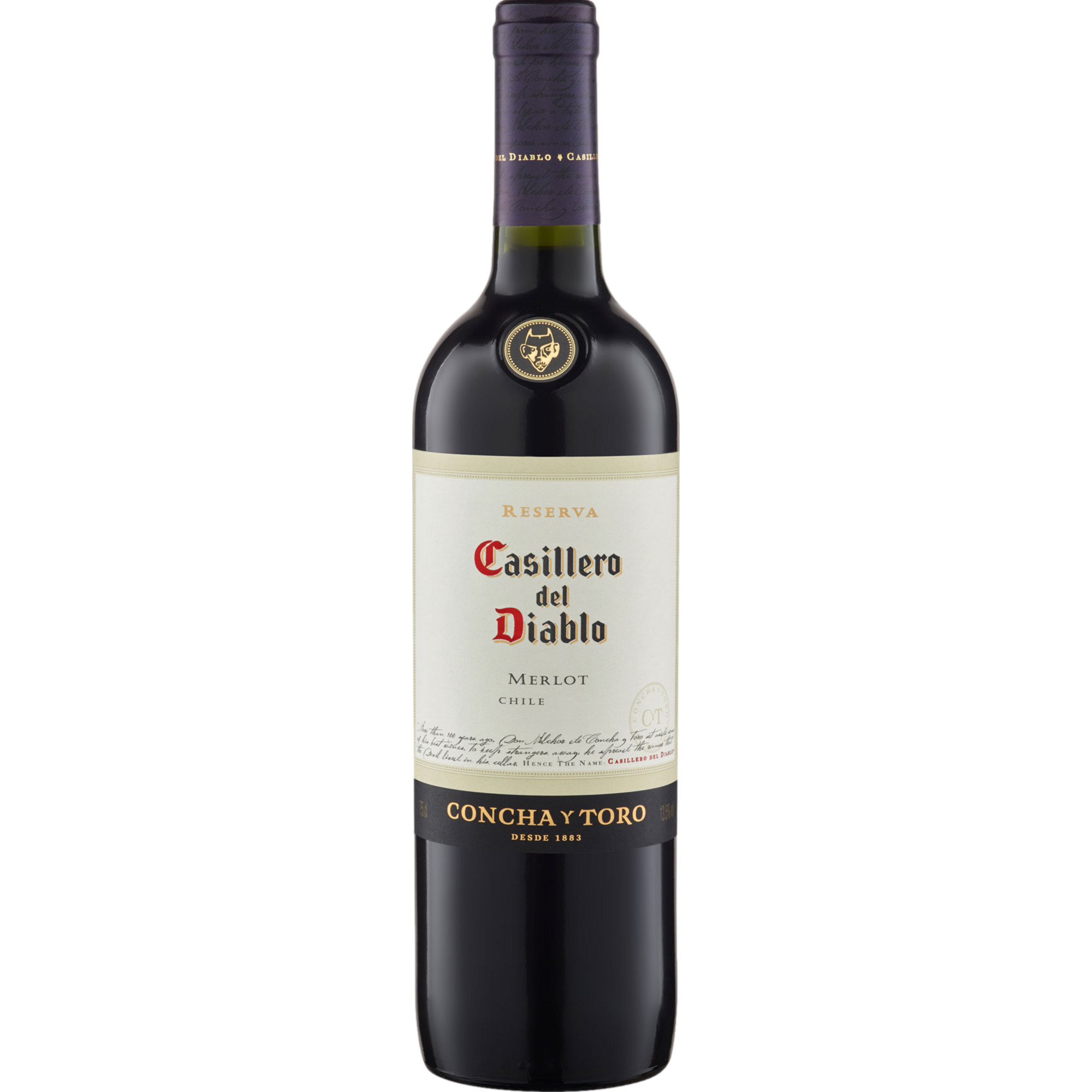 Casillero Del Diablo Merlot, Vino de Chile, Vino de Chile, 2021, Rotwein