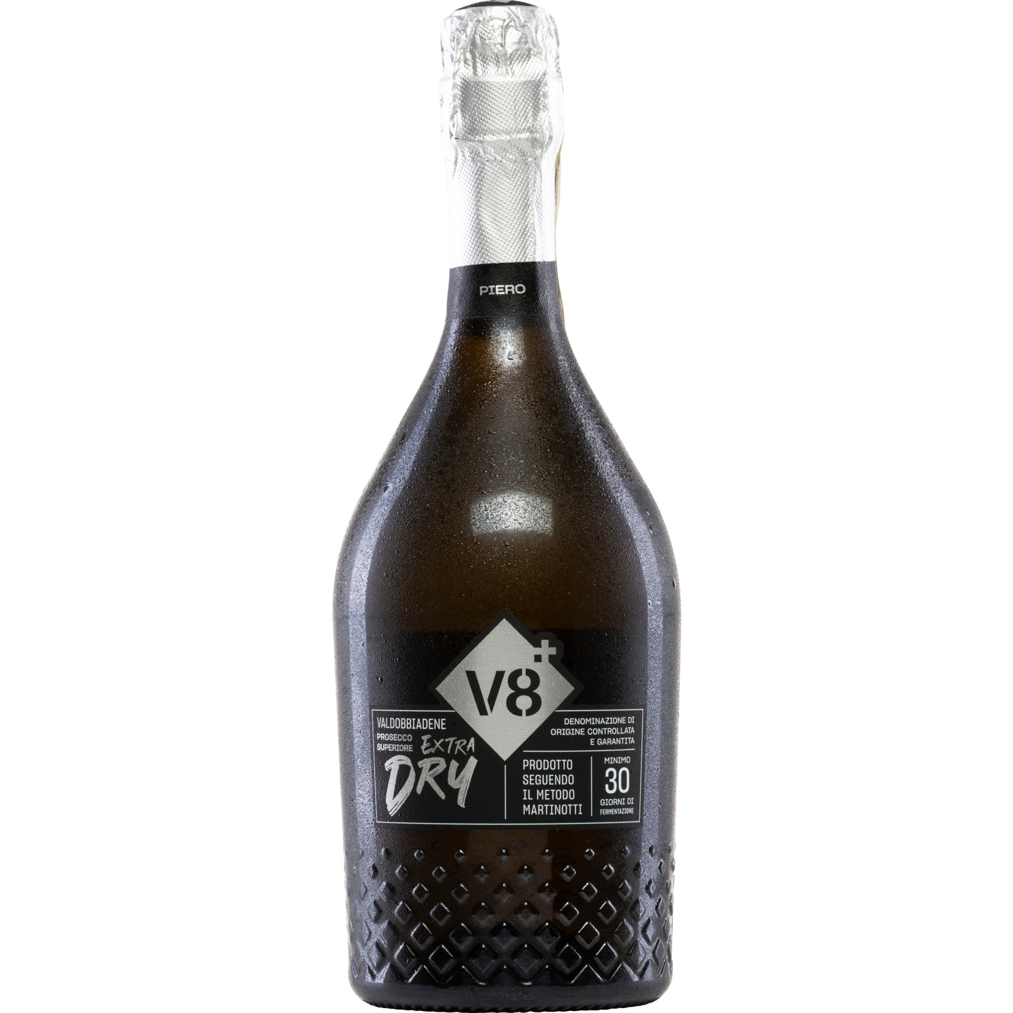 Image of v8+ Piero Valdobbiadene Prosecco Superiore, Extra Dry, Valdobbiadene Prosecco DOCG, Venetien, Perlwein / Secco