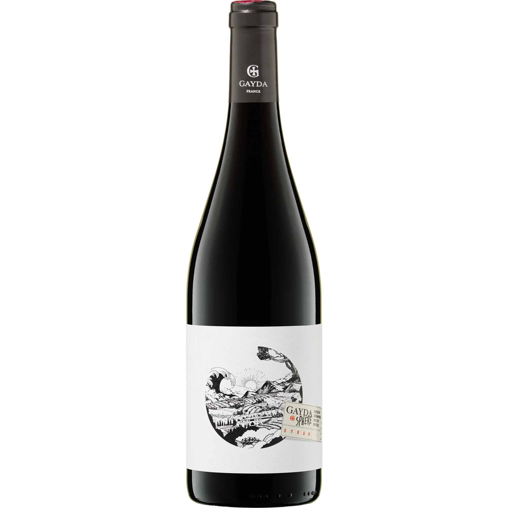 Domaine Gayda Sphère Syrah, Pays d'Oc IGP, Languedoc-Roussillon, 2022, Rotwein