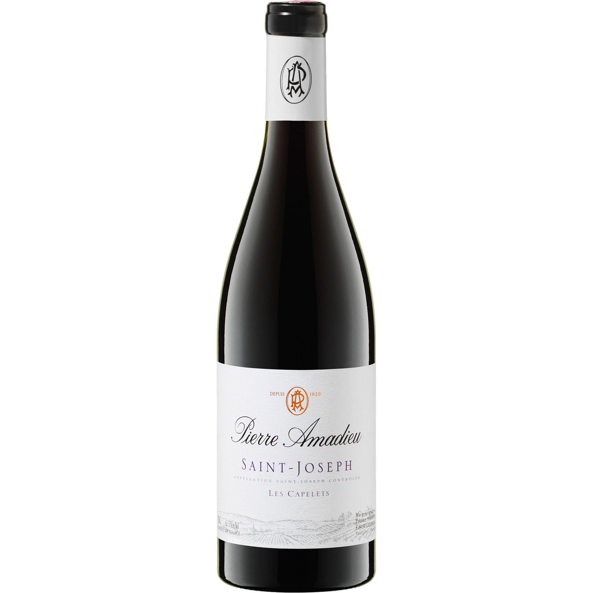 Pierre Amadieu Les Capelets, Saint-Joseph AOP, Rhône, 2021, Rotwein