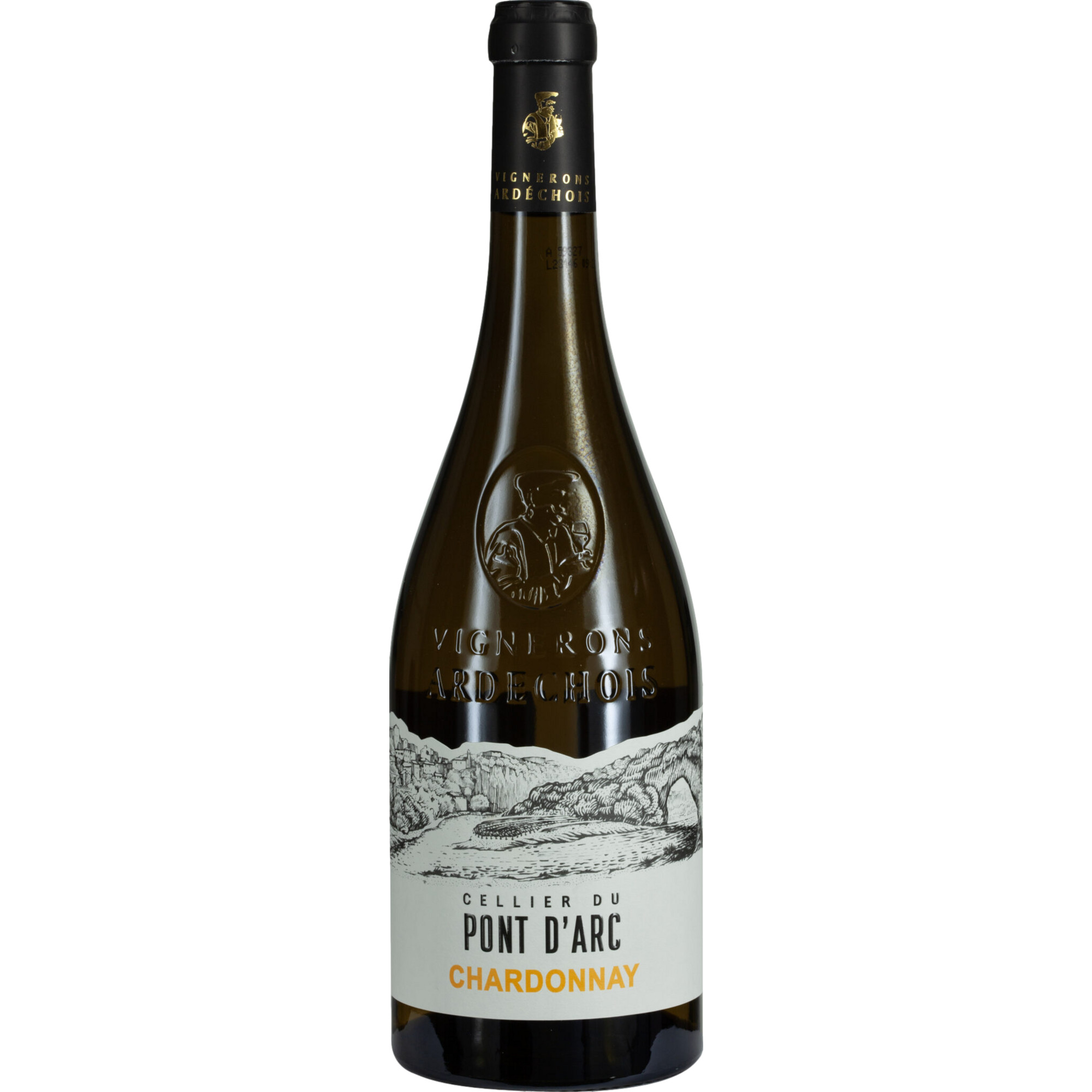 Cellier du Pont d'Arc Chardonnay, Ardèche IGP, Rhône, 2022, Weißwein