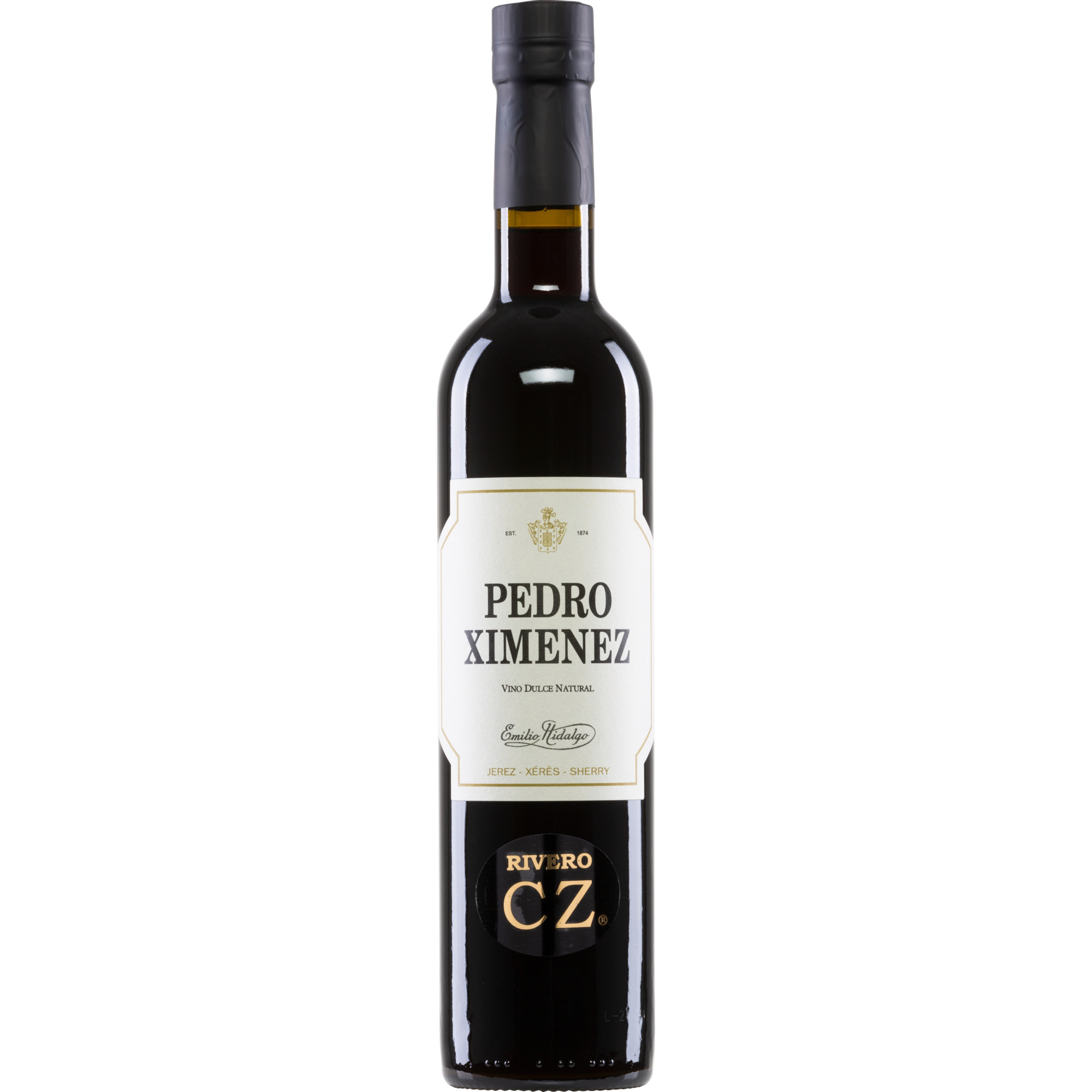 Image of Emilio Hidalgo CZ Pedro Ximenez Vino Dulce Natural, Jerez-Xérès-Sherry DO, 0,5 L, 15% Vol., Sherry/Jerez, Spirituosen