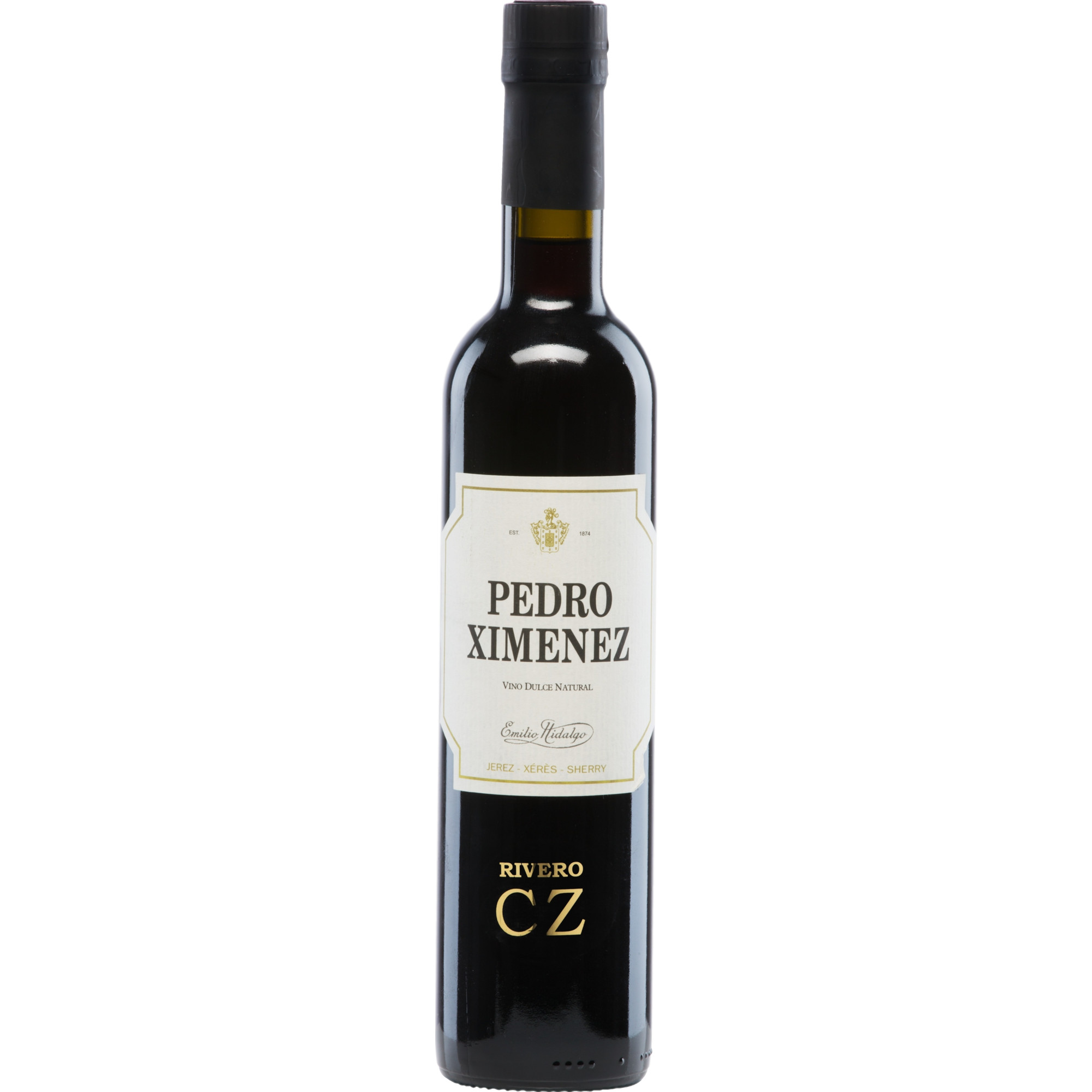 Emilio Hidalgo CZ Pedro Ximenez Vino Dulce Natural, Jerez-Xérès-Sherry DO, 0,5 L, 15% Vol., Sherry/Jerez, Spirituosen - Spirituosen