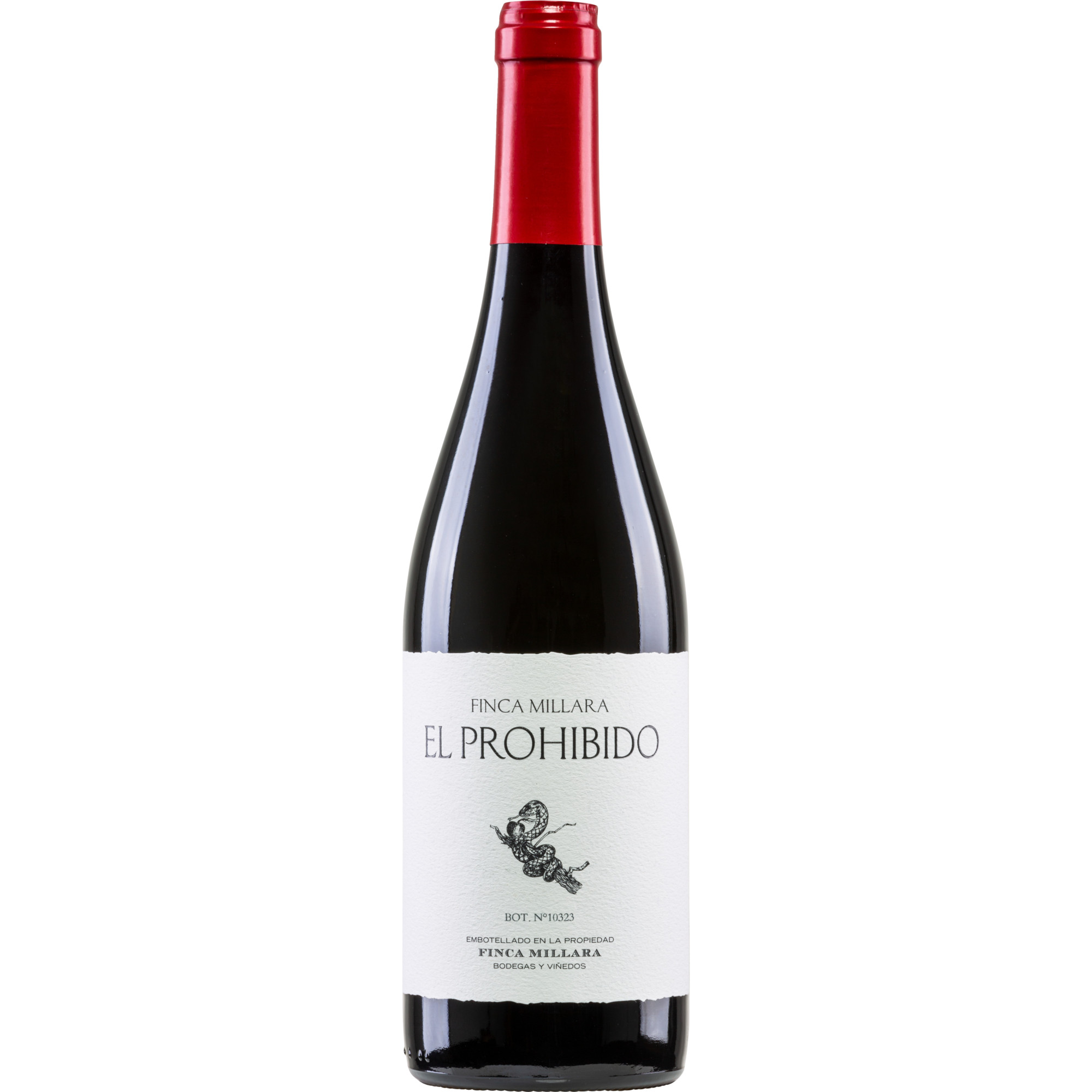 Finca Míllara El Prohibido, Ribeira Sacra DO, Galicien, Rotwein