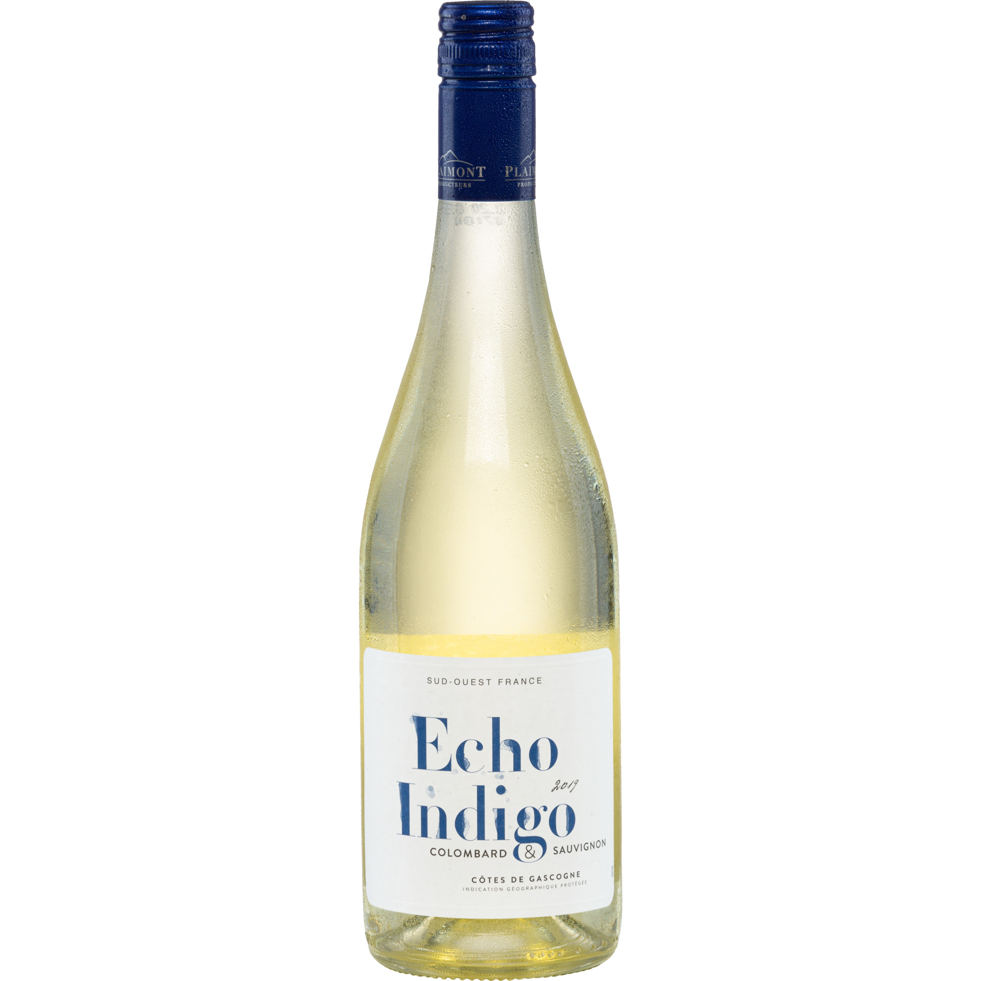 Echo Indigo Blanc, Côtes de Gascogne IGP, Südwestfrankreich, 2023, Weißwein