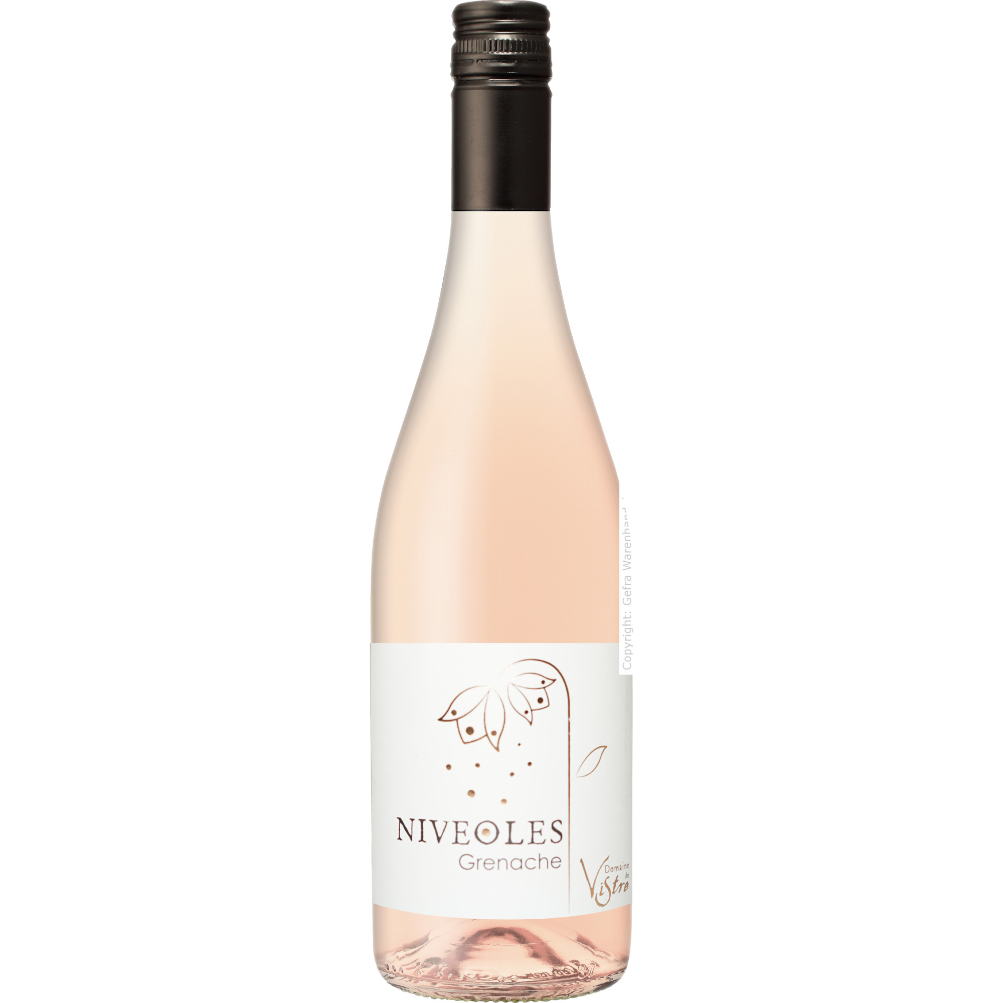 Domaine du Vistre Niveoles Grenache Rosé, Gard IGP, Languedoc-Roussillon, 2023, Roséwein