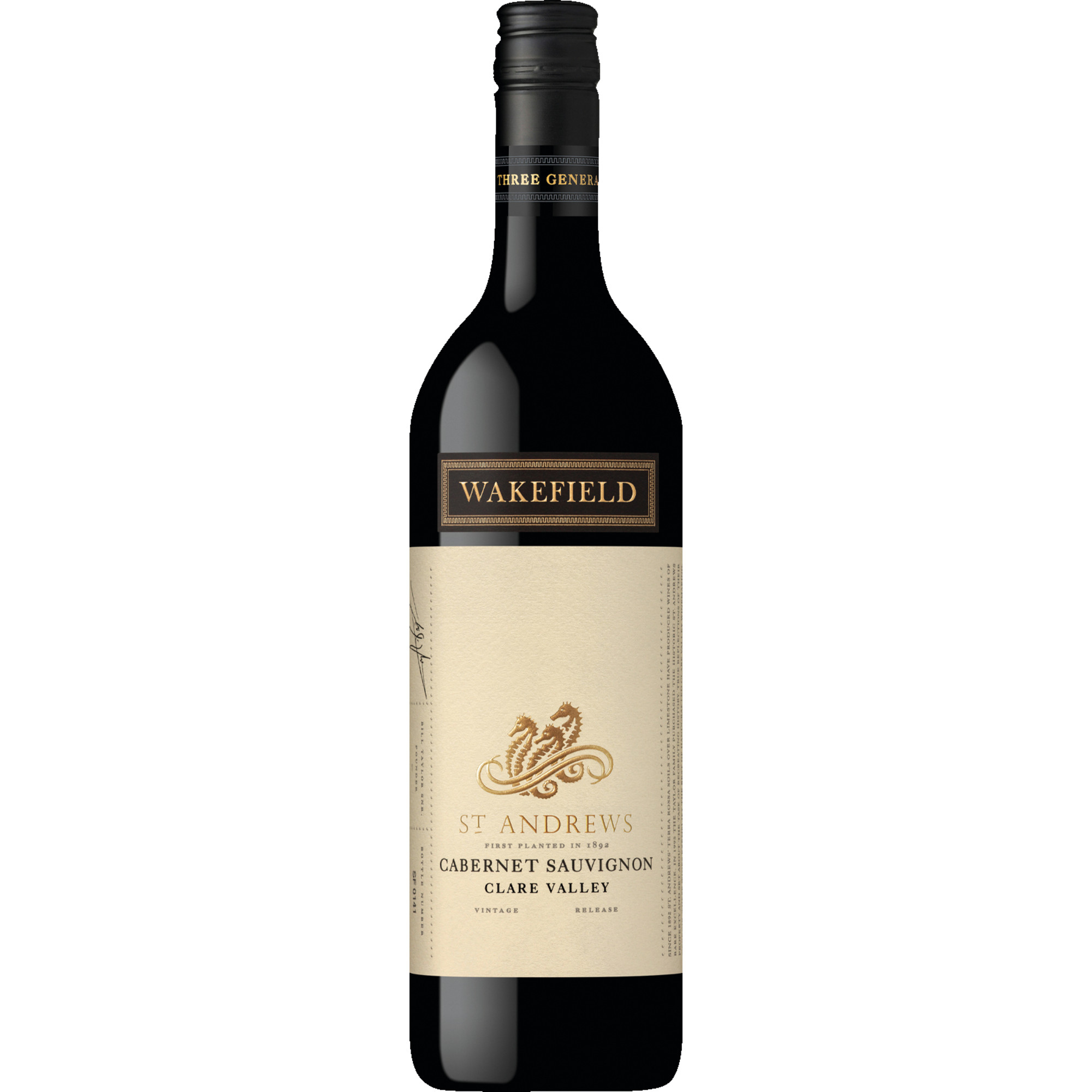 Wakefield St. Andrews Cabernet Sauvignon, Clare Valley, South Australia, 2018, Rotwein