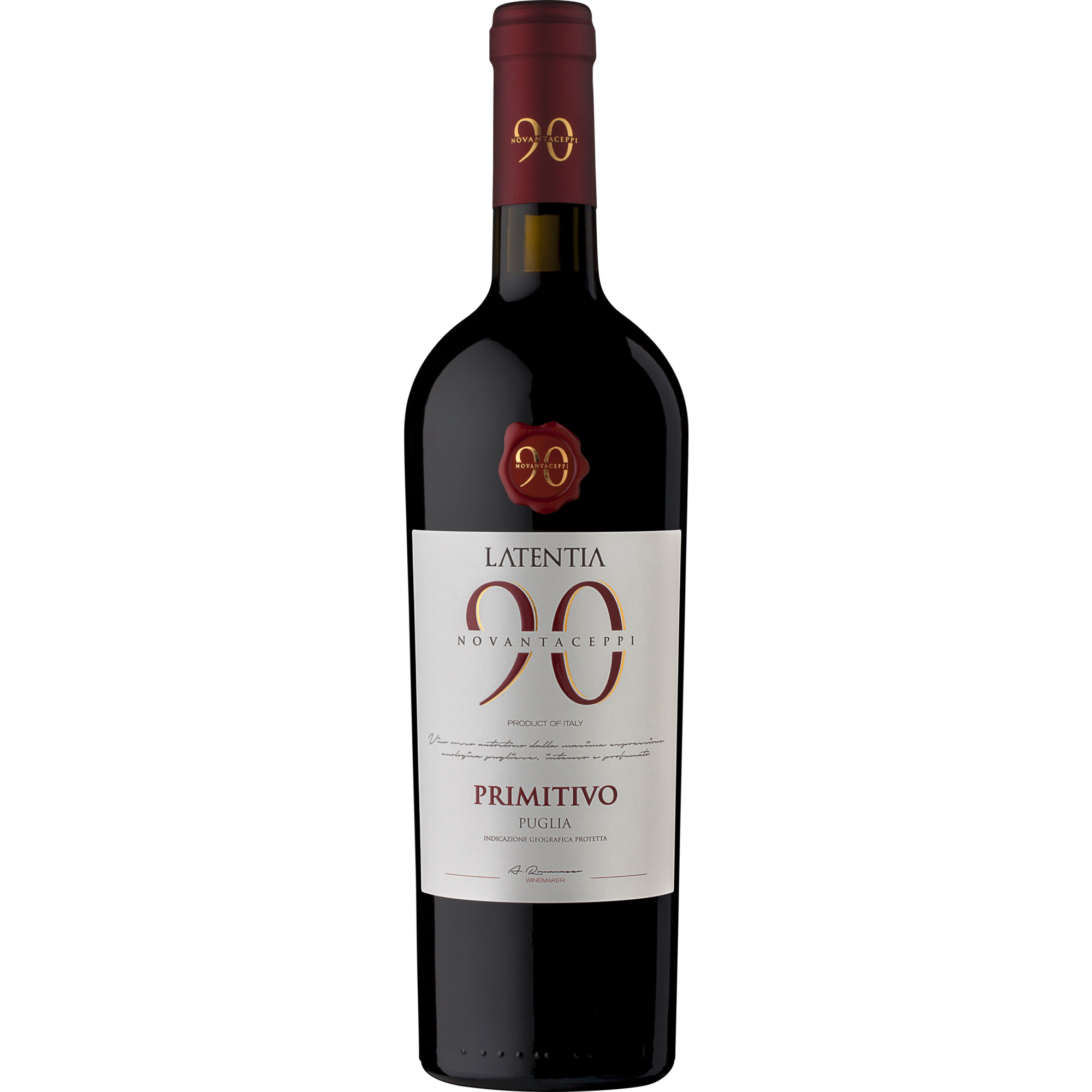 Novantaceppi Primitivo, Puglia IGT, Abruzzen, 2022, Rotwein