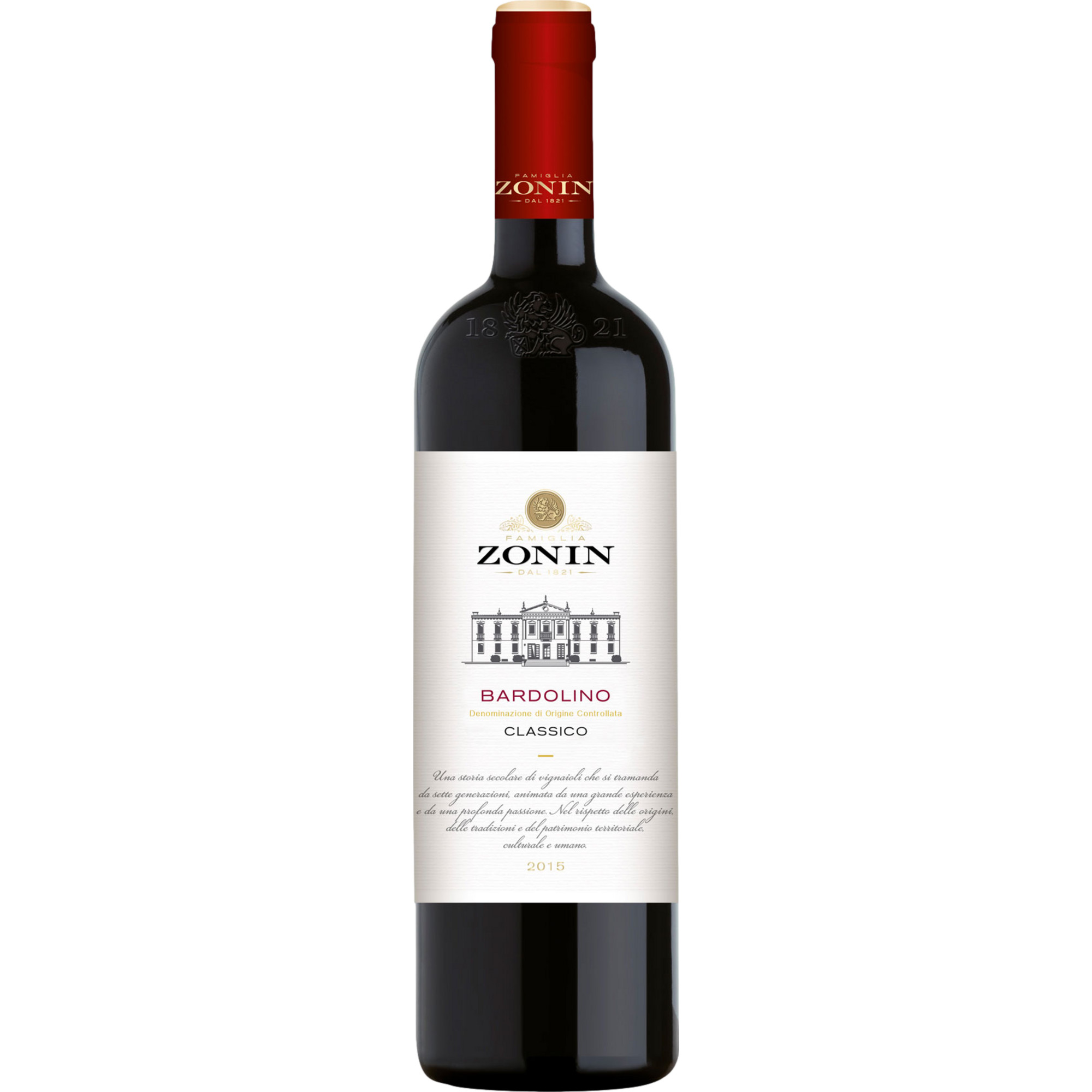 Zonin Classici Bardolino Classico, Bardolino DOC, Venetien, 2023, Rotwein