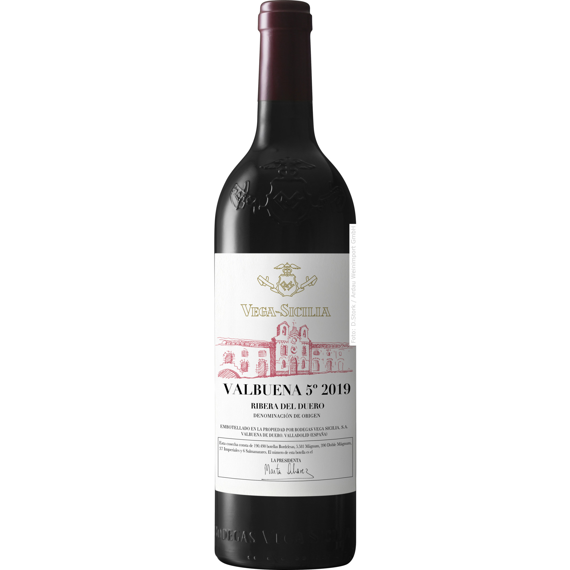 Vega Sicilia Valbuena 5°, Ribera del Duero DO, Kastilien - León, 2019, Rotwein