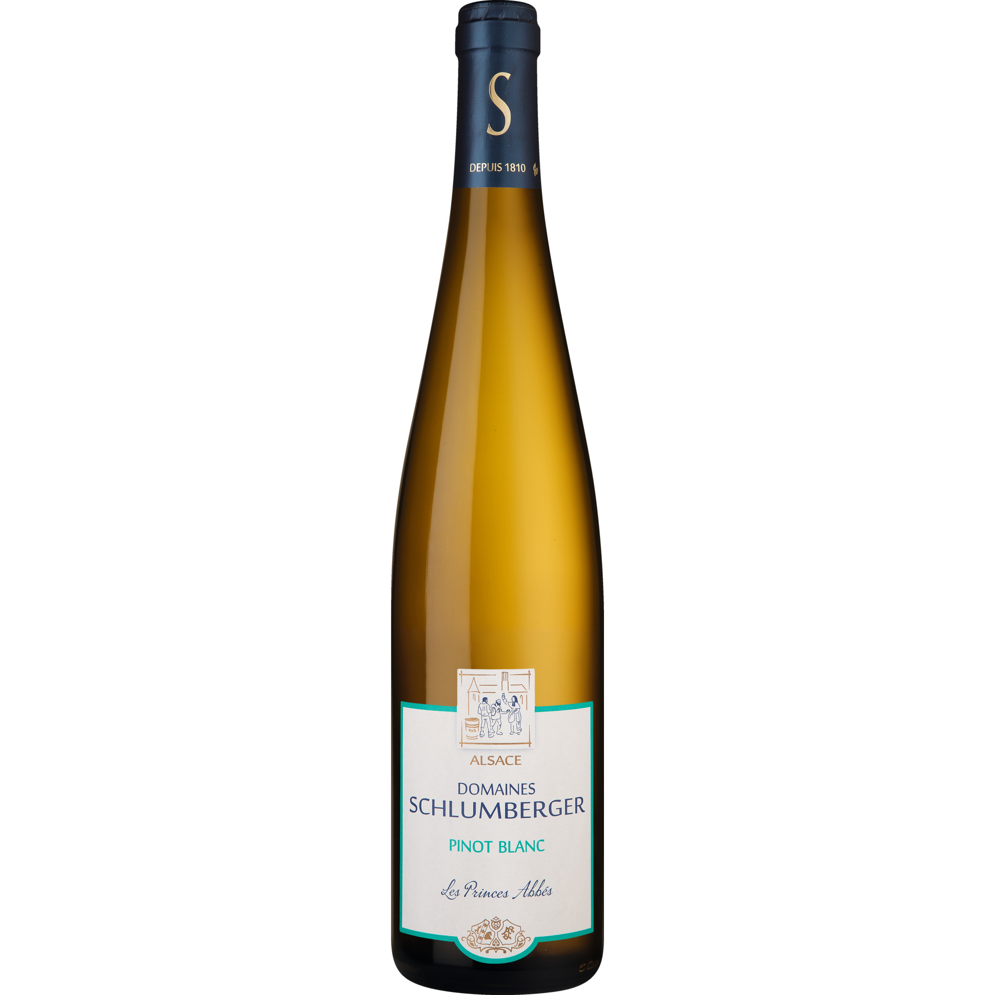 Pinot Blanc Les Princes Abbés, Alsace AOP, Elsass, 2022, Weißwein