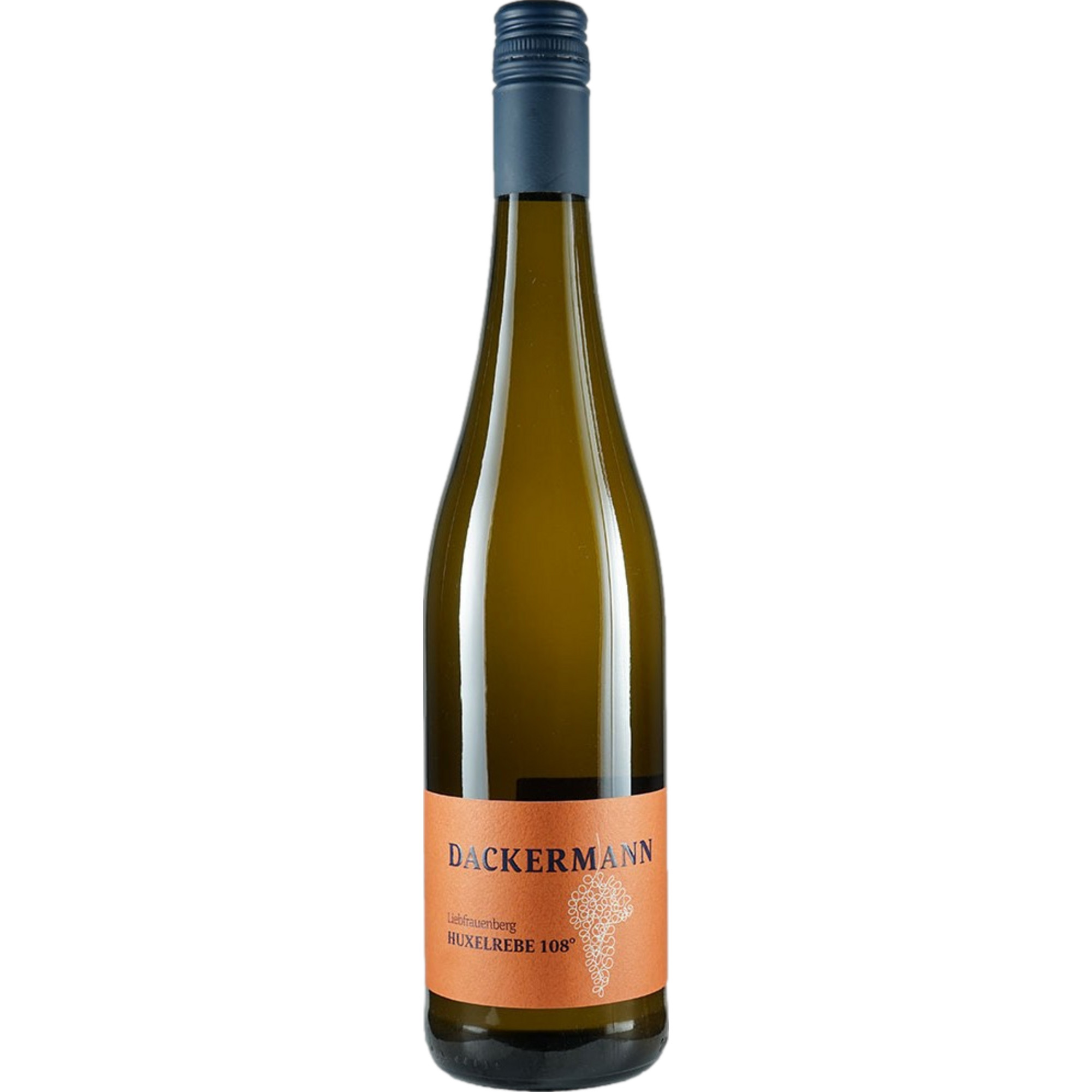 Dackermann Huxelrebe 108° Auslese, Edelsüß, Rheinhessen, 0,375 L, Rheinhessen, 2021, Weißwein