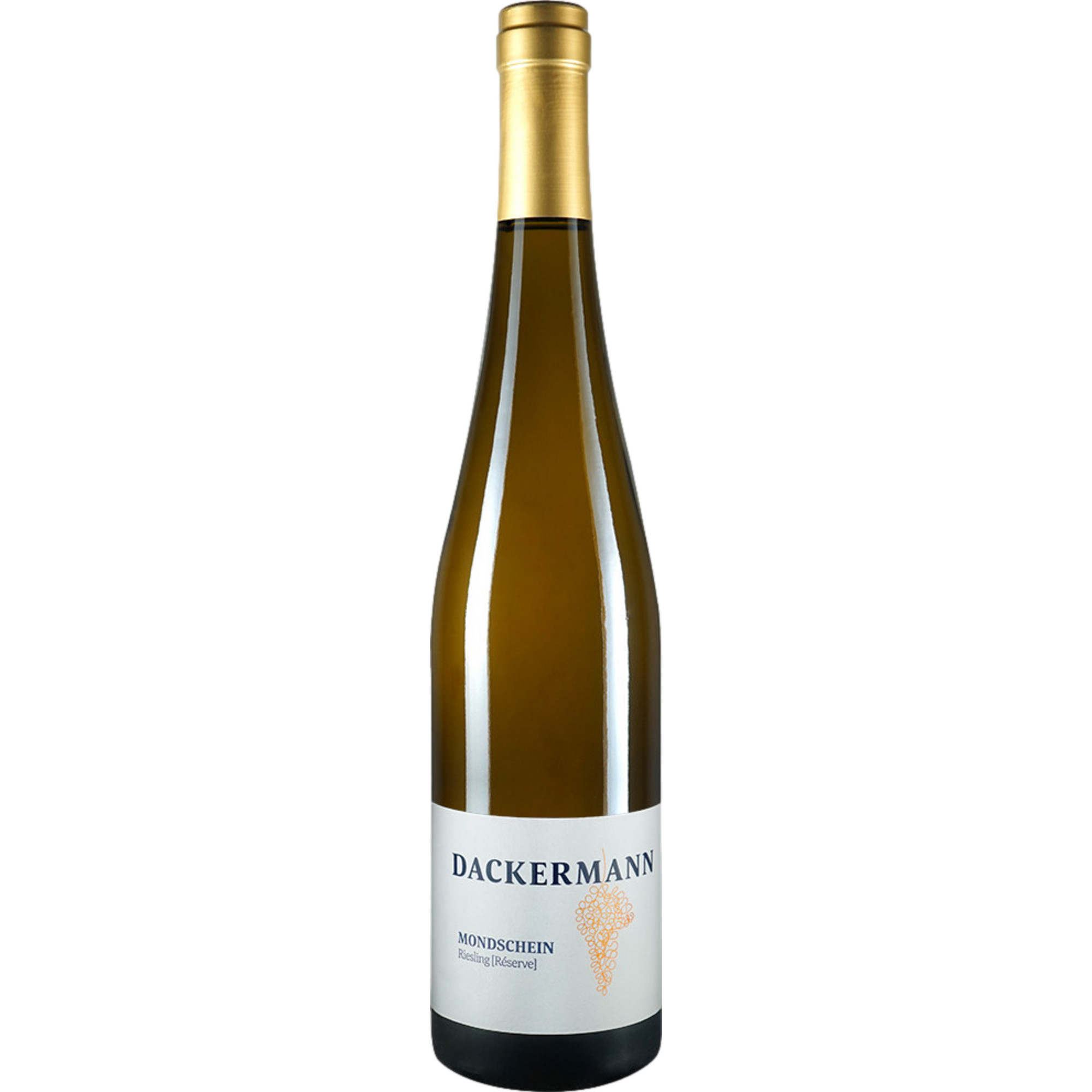 Dackermann Mondschein Riesling Réserve, Trocken, Rheinhessen, Rheinhessen, 2020, Weißwein - Weißwein